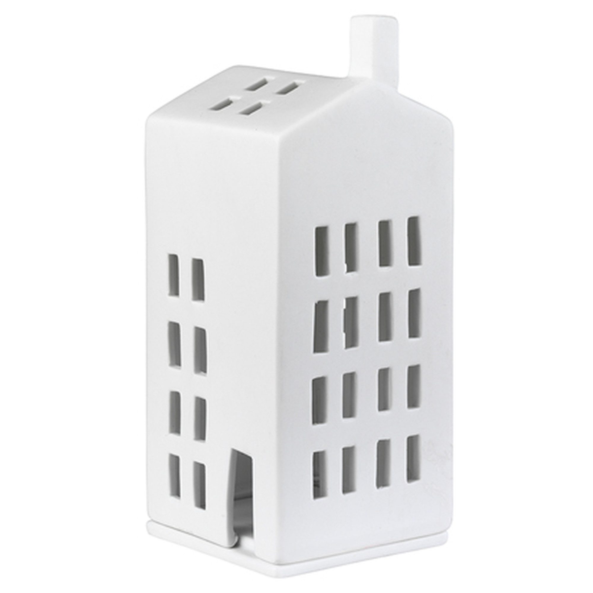 Räder Teelichthalter räder Mittel, Kleine Fenster Kerzenständer Teelicht weiß