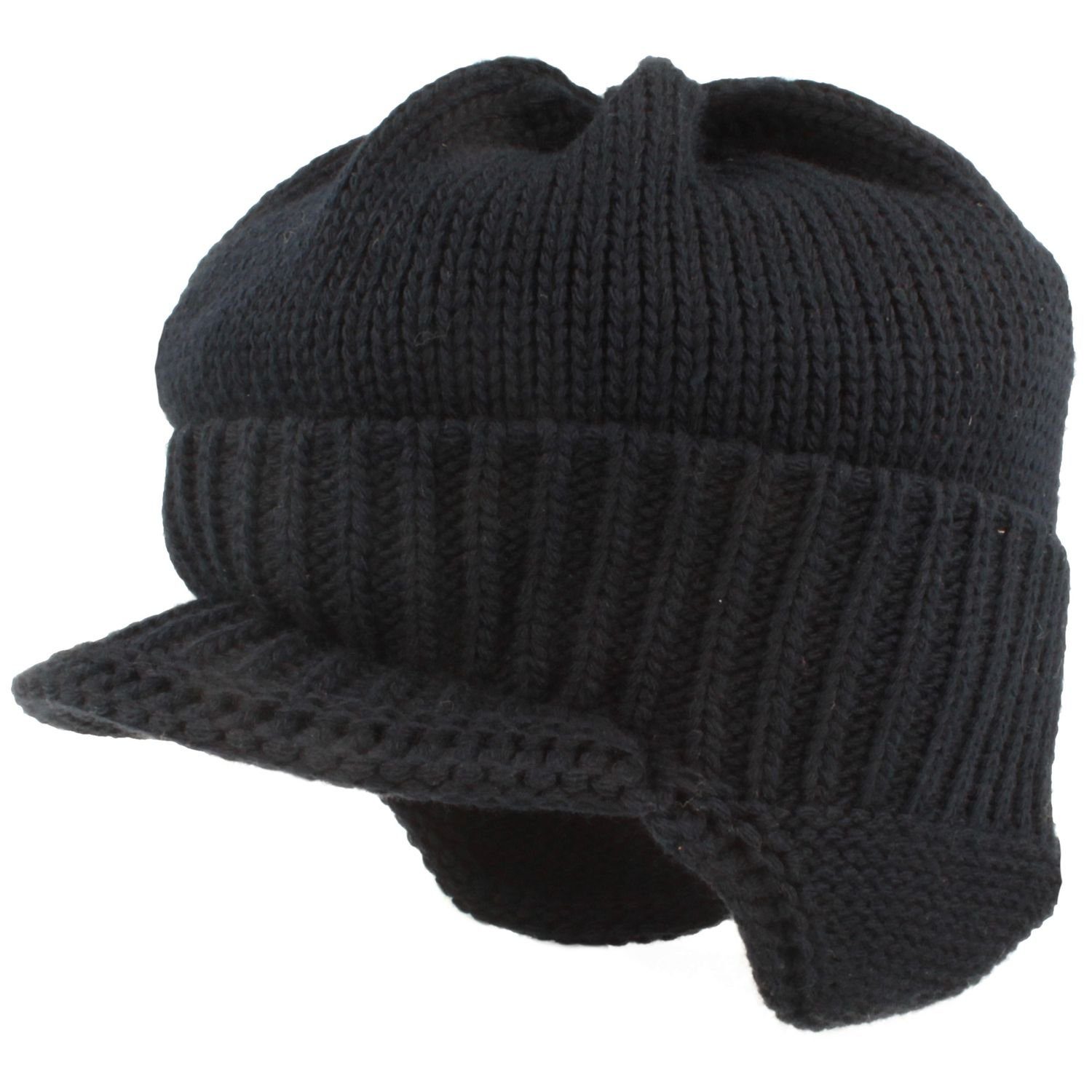 McBurn Strickmütze warm in Flieger-Optik mit günstig online kaufen