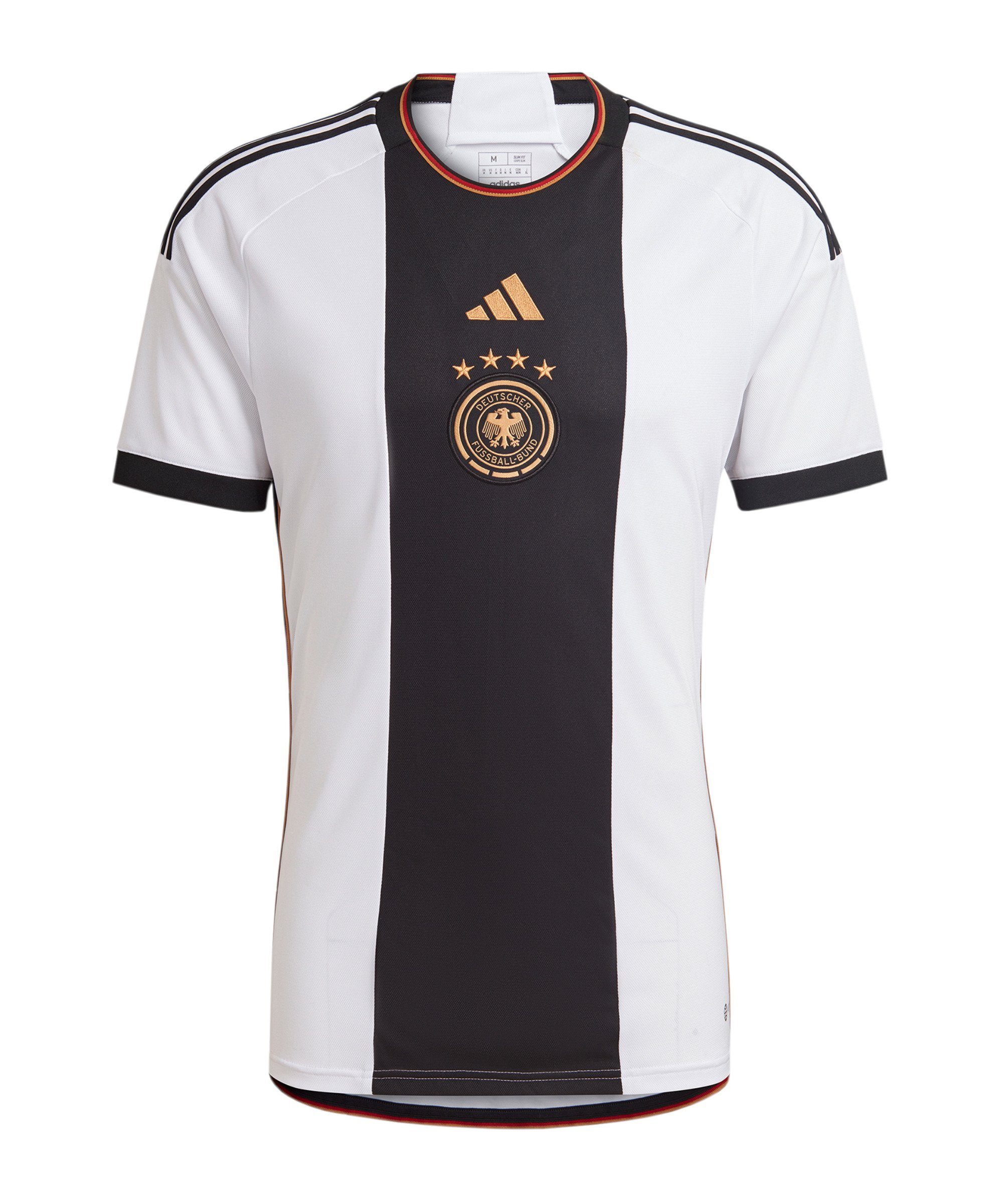 adidas Performance Deutschland weissschwarz DFB 2022 WM Fußballtrikot Home Trikot