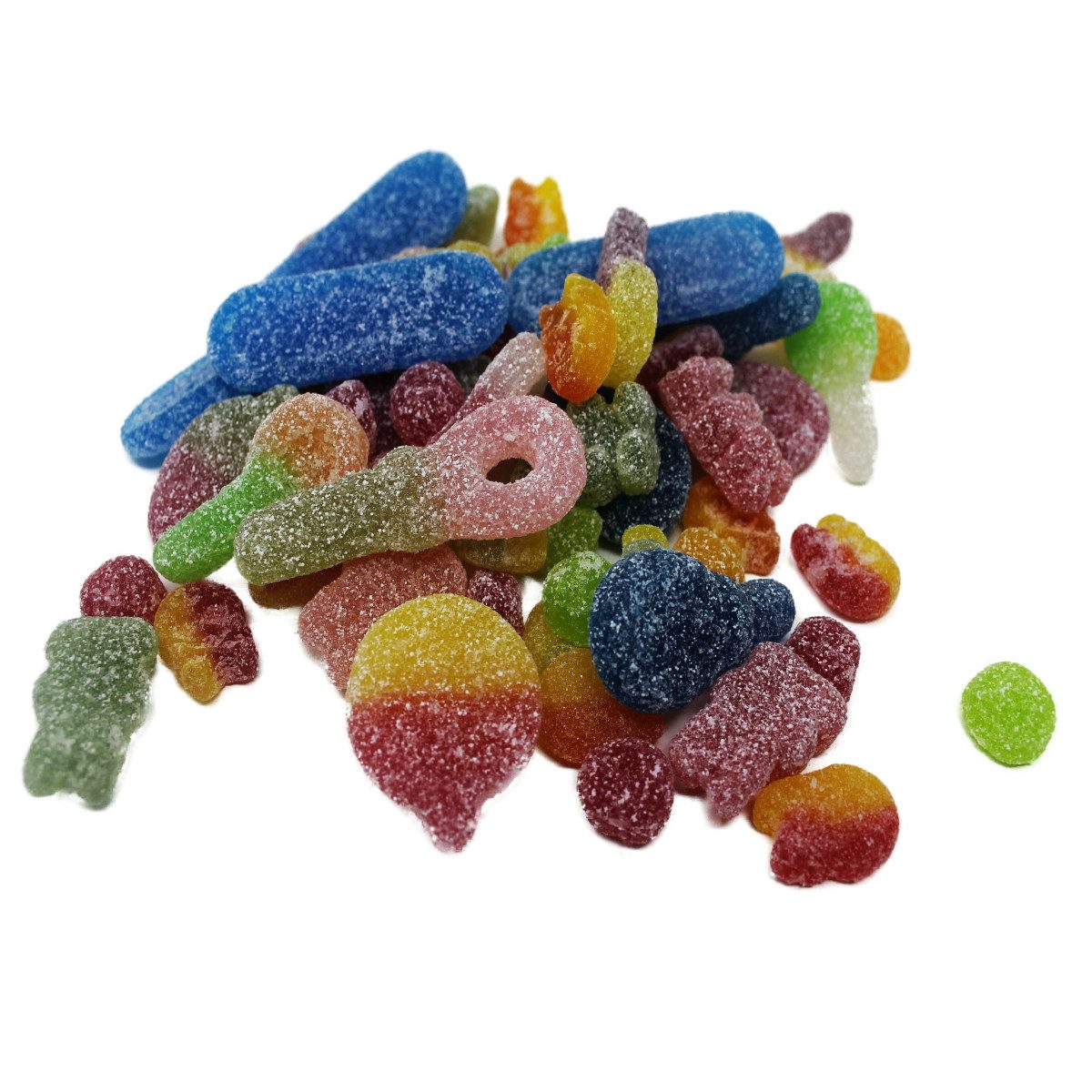 Fruchtgummi Bären & Co. Süßigkeit, Fruchtgummi Mischung bunt süß sauer gezuckerter bunter Mix 1000g