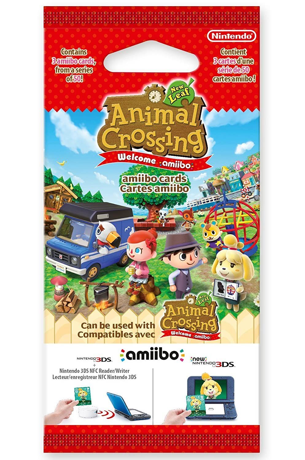 Stück Nintendo New amiibo-Karten Zubehör Serie Nintendo 3 Animal Leaf Crossing (Womo)