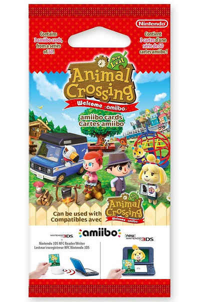 Nintendo »Animal Crossing amiibo-Karten Serie New Leaf (Womo) 3 Stück« Zubehör Nintendo