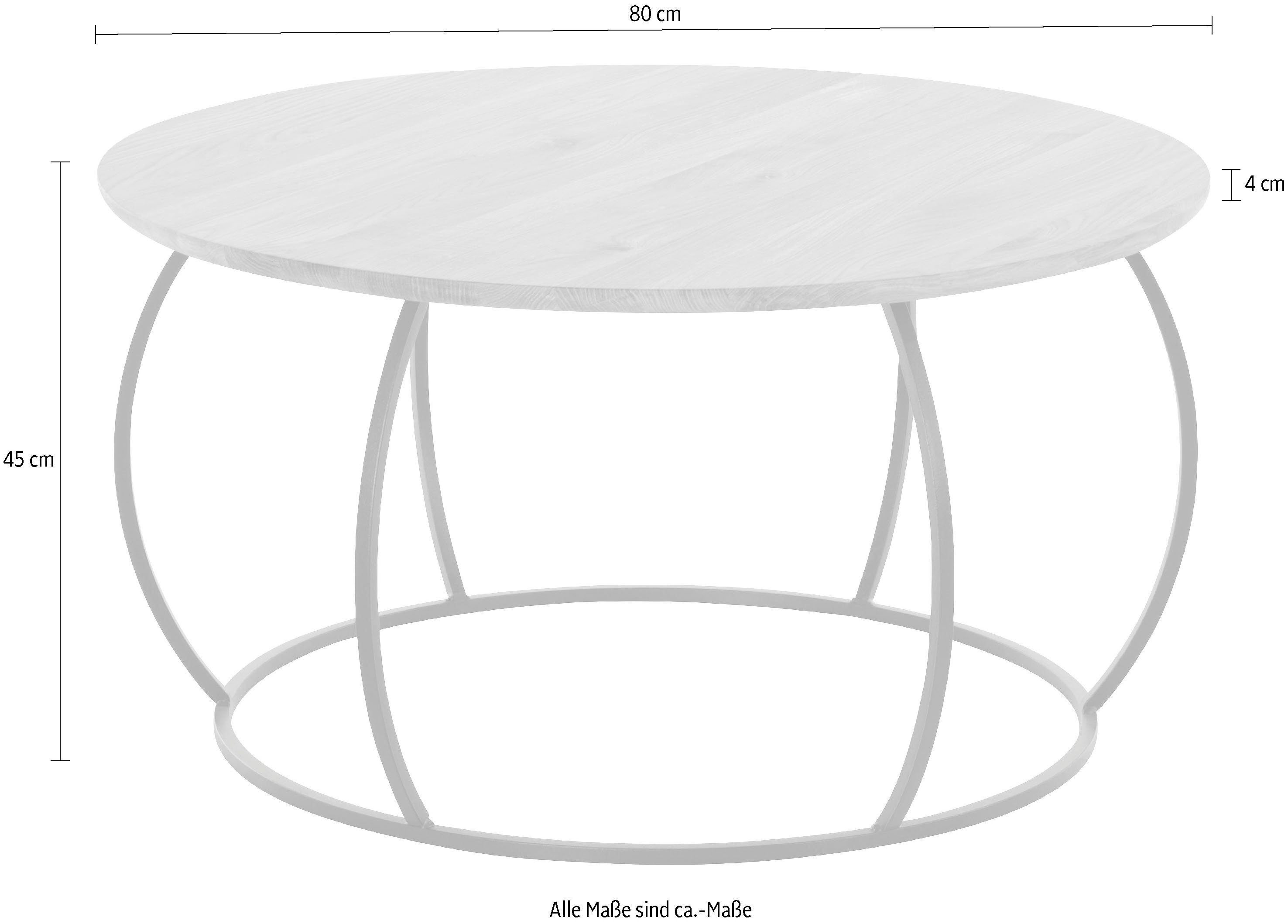andas Couchtisch Maranta, hochwertige Verarbeitung