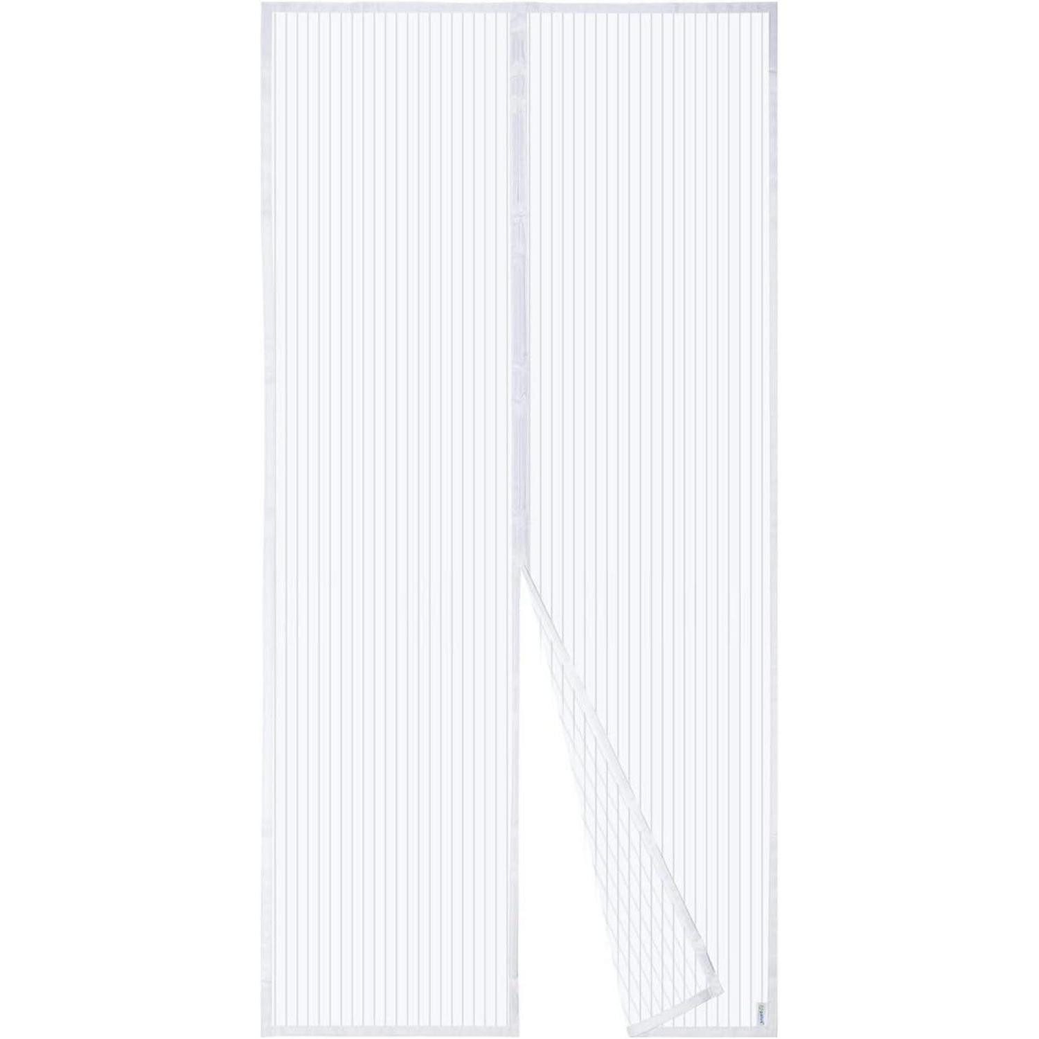 LuxusKollektion Moskitonetz Fliegengitter Tür Insektenschutz Magnetvorhang 120x250 cm Weiß