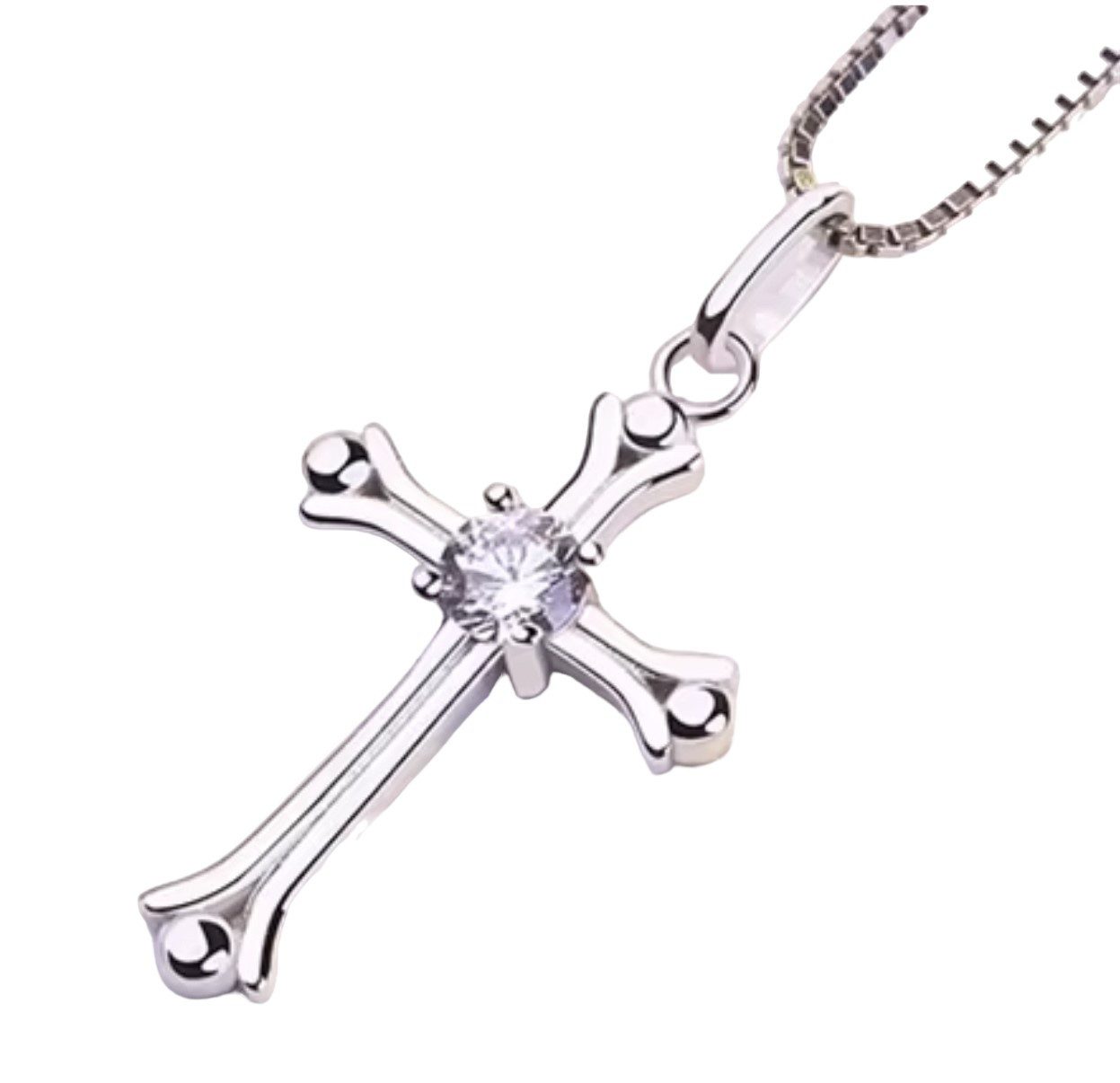 ELLAWIL Silberkette Silberkette Halskette mit Jesus günstig online kaufen