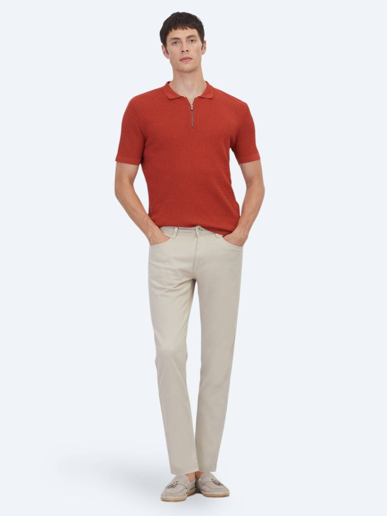 KİP Steppweste Rote Strickmode