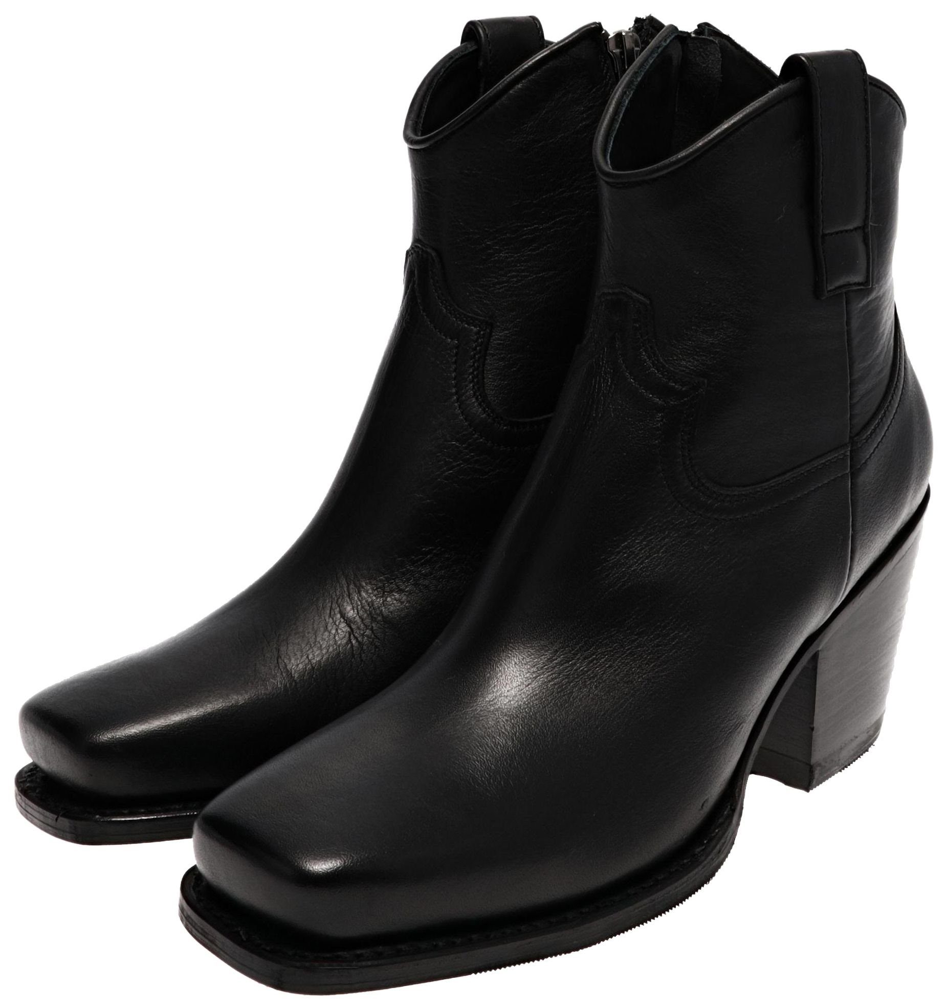 Sendra Boots 15521 LAYA Negro Damen Westernstiefelette Schwarz Stiefelette