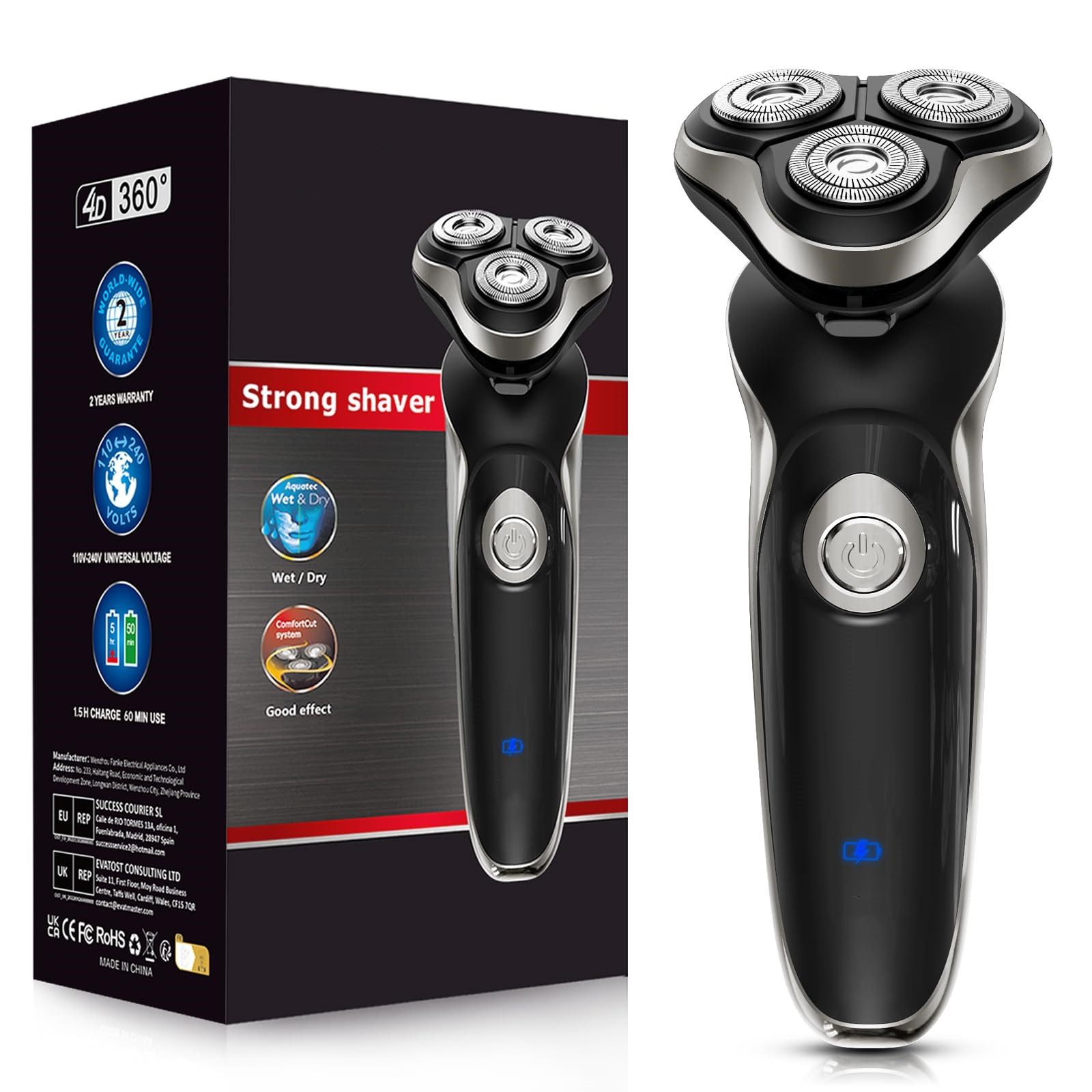 YI Elektrokörperrasierer rasierer herren elektrisch,Upgraded Waterproof elektrischer rasierer