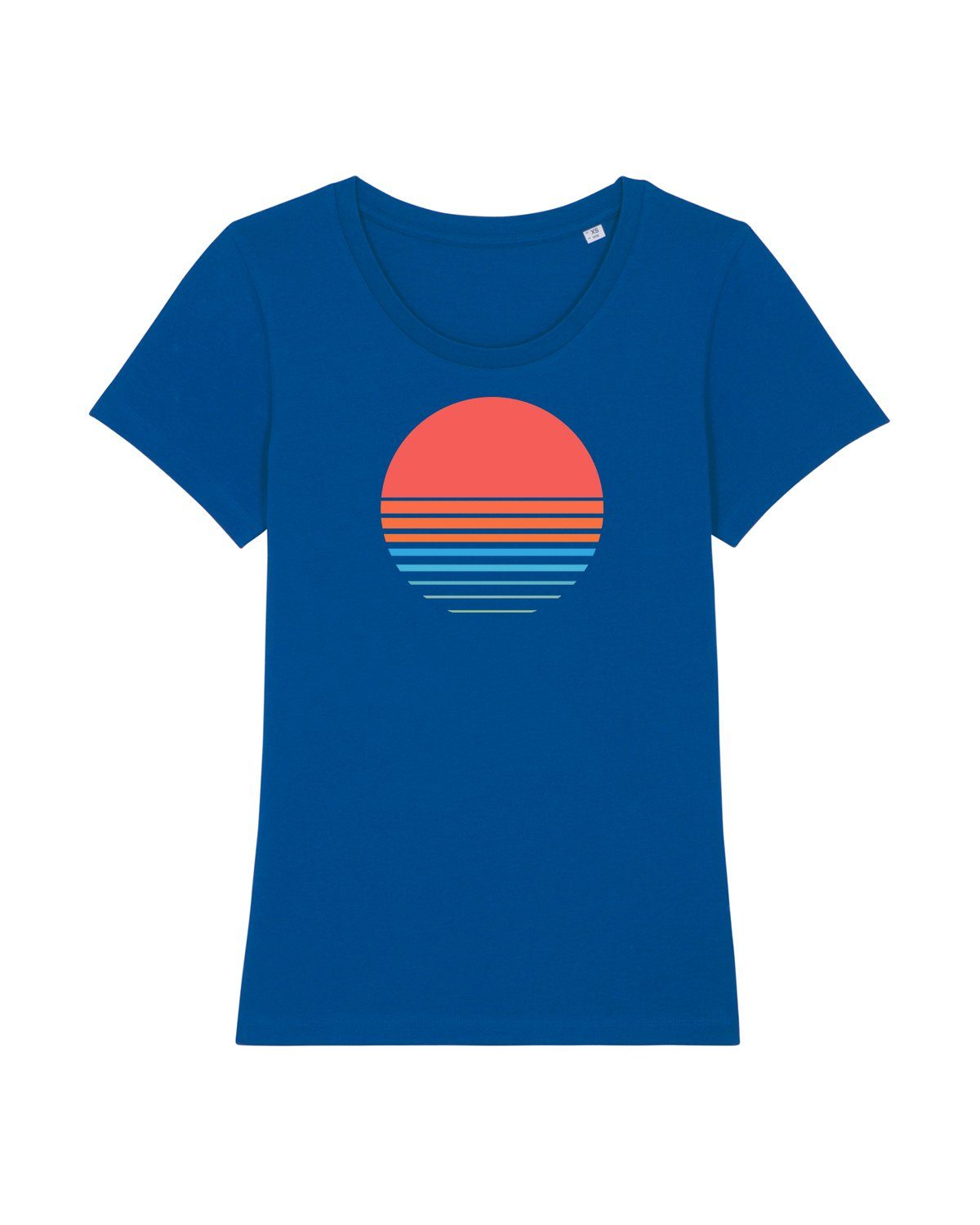 wat? Apparel Print-Shirt Abstract 03 (1-tlg) majorelle blau | T-Shirts