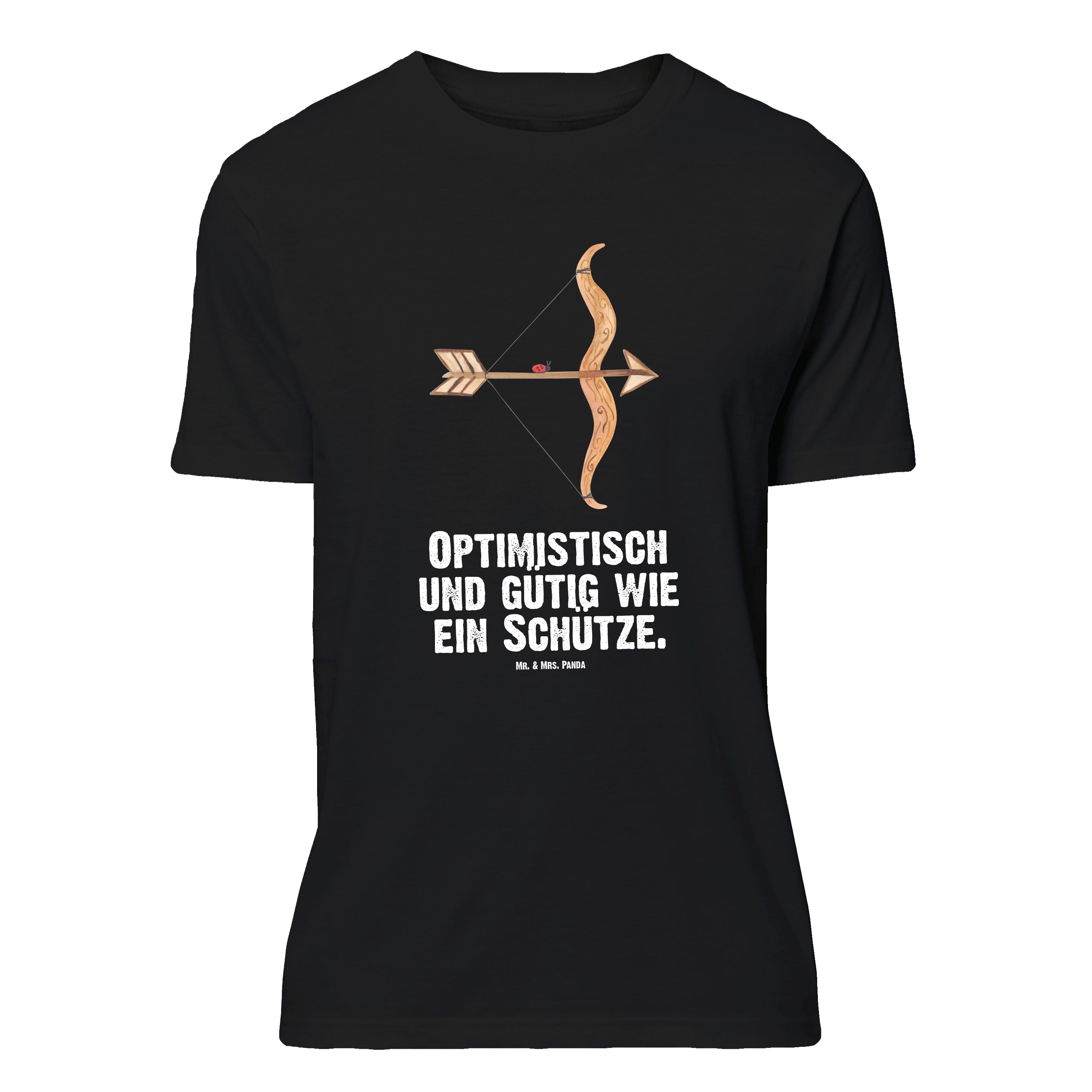 T-Shirt Sternzeichen Schütze, T-Shirt, Schwarz, Schütze Geschenk, Lustiges T-