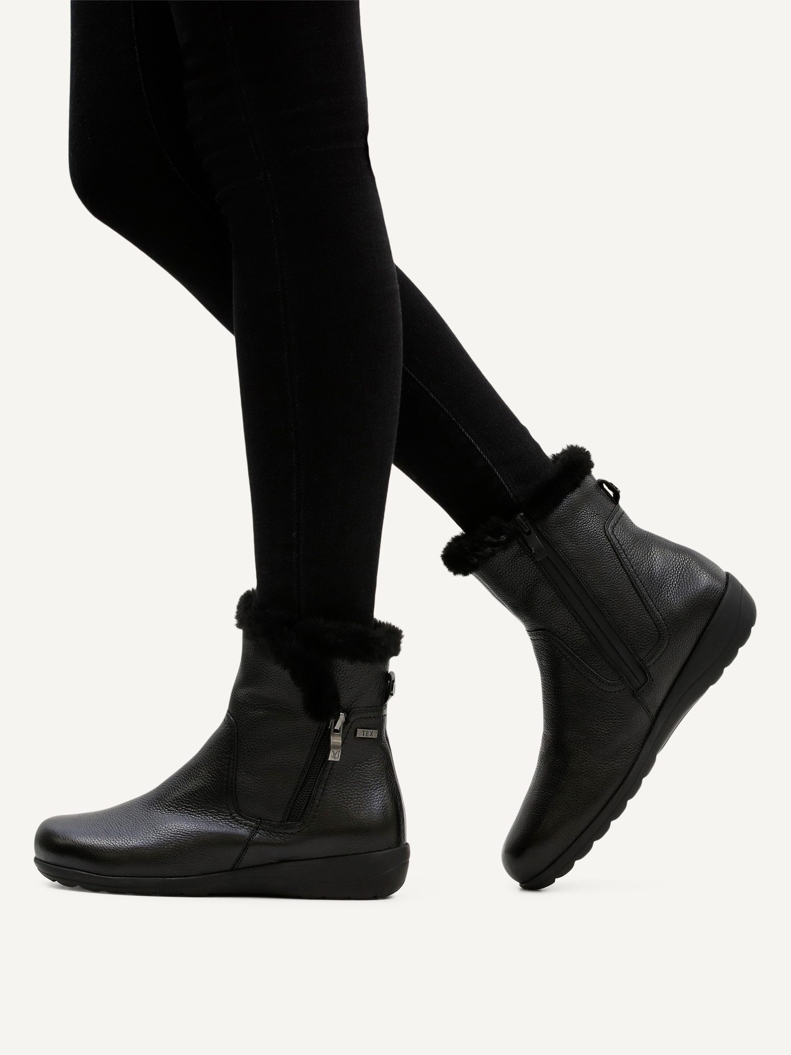 Caprice Winterboots, Winterstiefelette, Zierreißverschluss an der günstig online kaufen