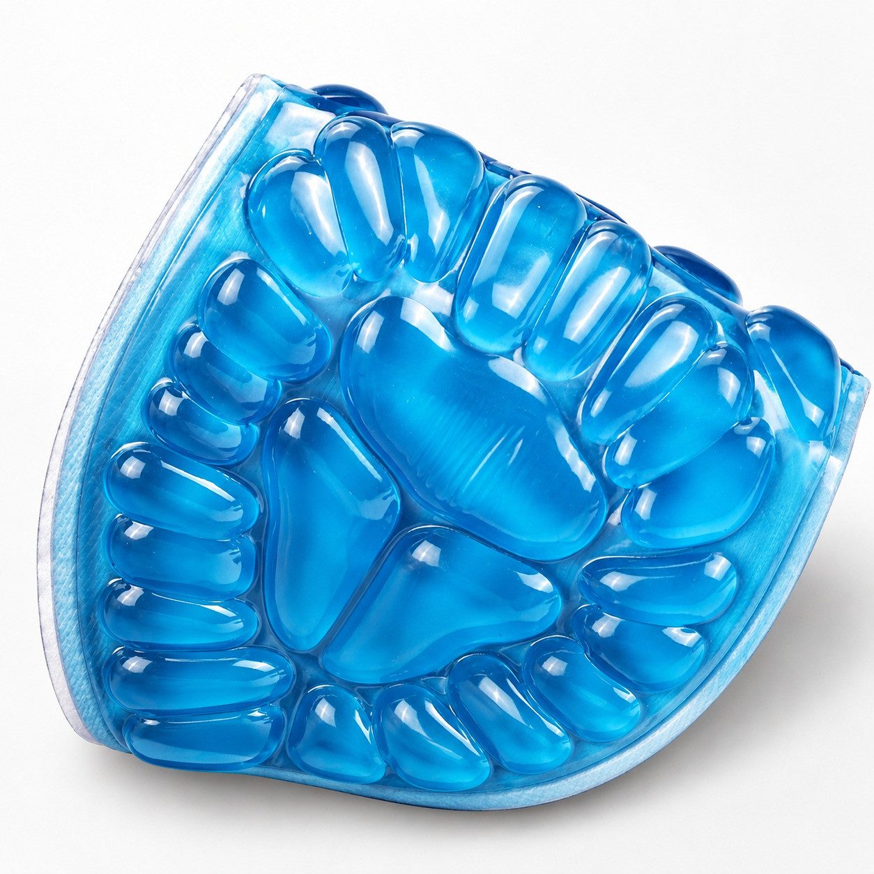 COOL-i ® Einlegesohlen Gel-Einlegesohlen,Silikon-Schuheinlagen mit Fußgewölbestütze, zuschneidbar,Stoßdämpfend, atmungsaktiv & waschbar