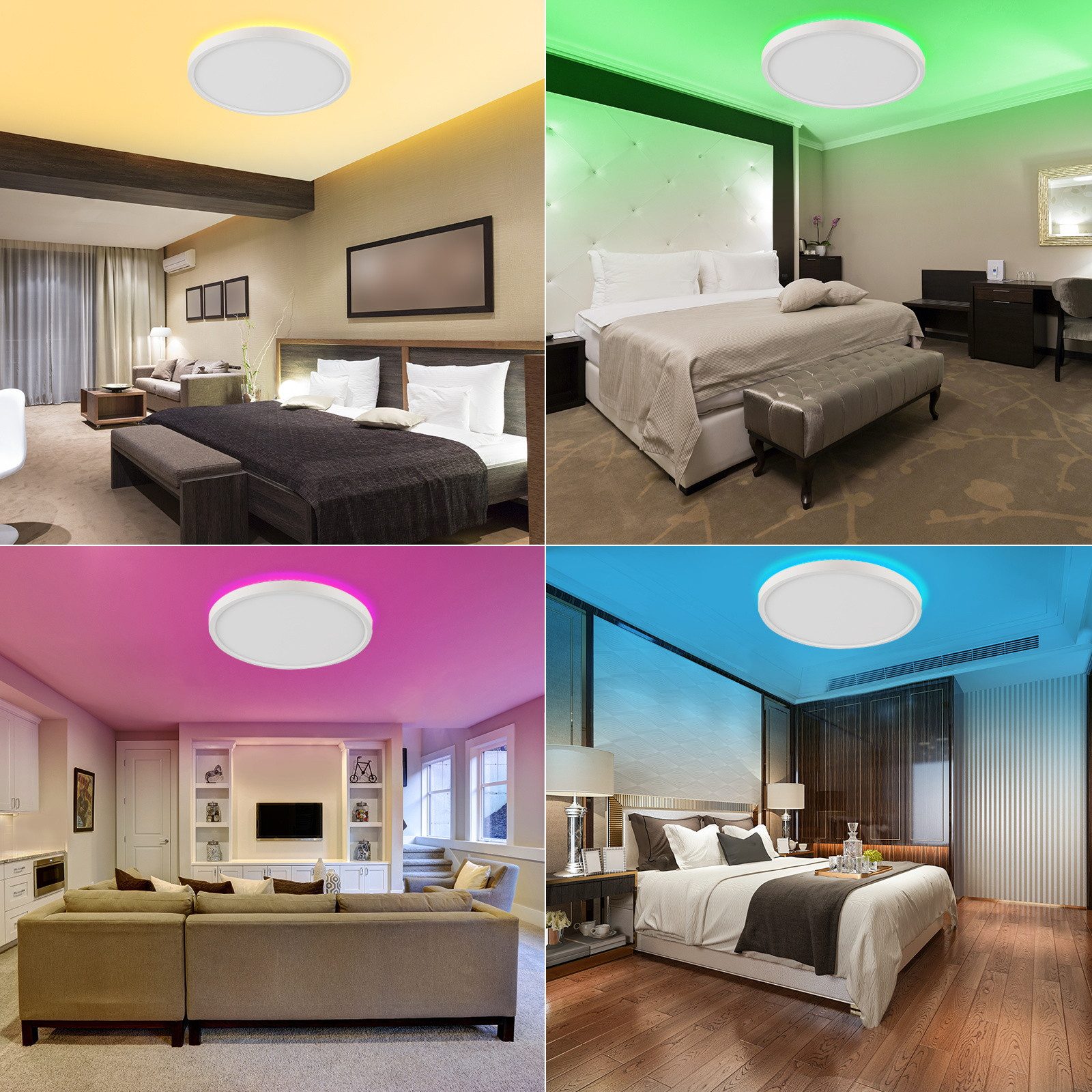 ANTENLICHT LED Deckenleuchte RGB dimmbar, mit günstig online kaufen