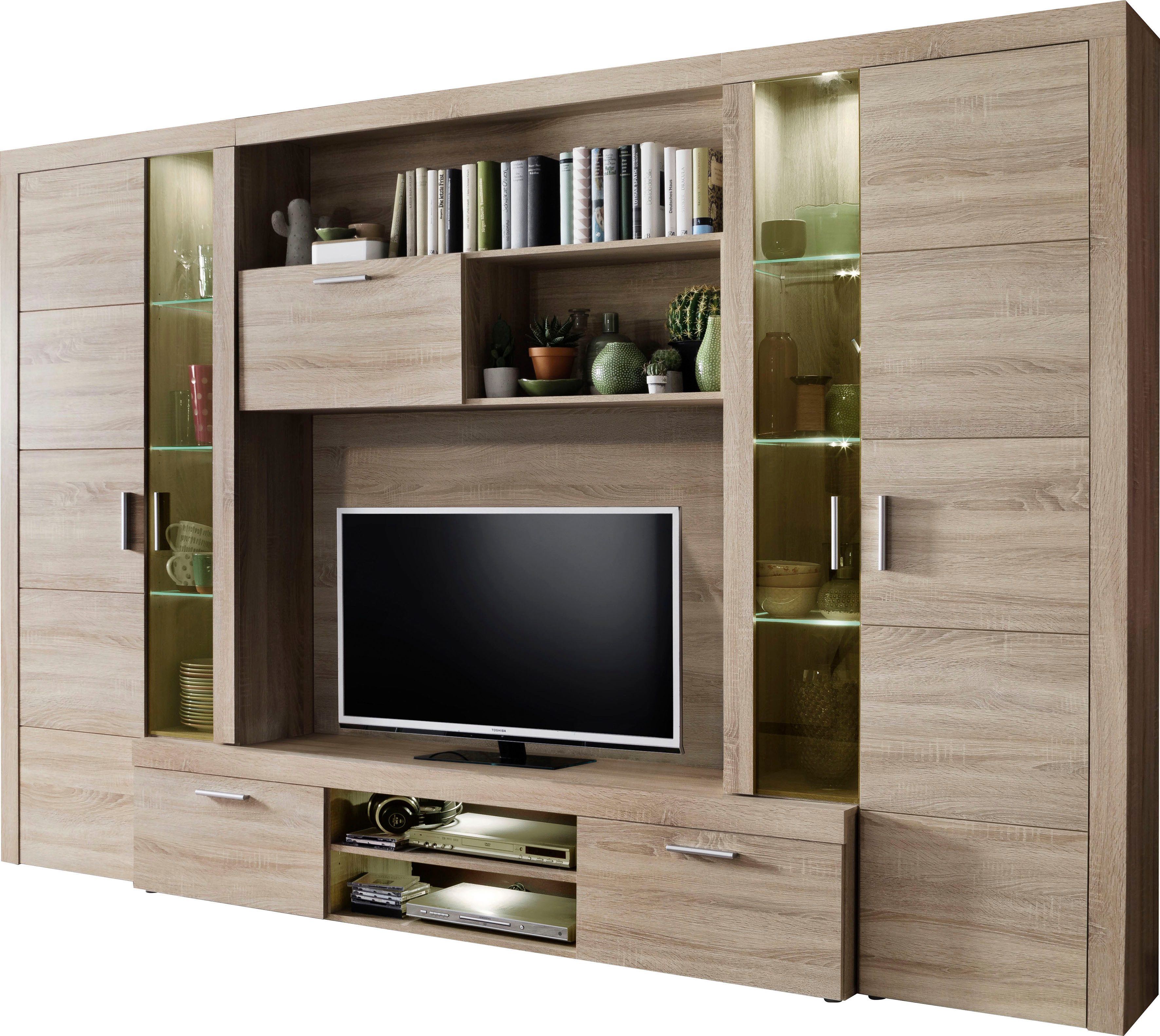 Home affaire Wohnwand Delhi, kompaktes klassisches Design