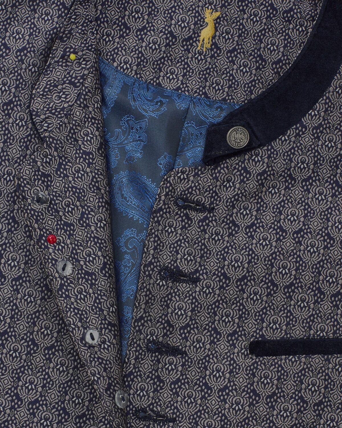 Almsach Trachtenweste Jacquard-Weste