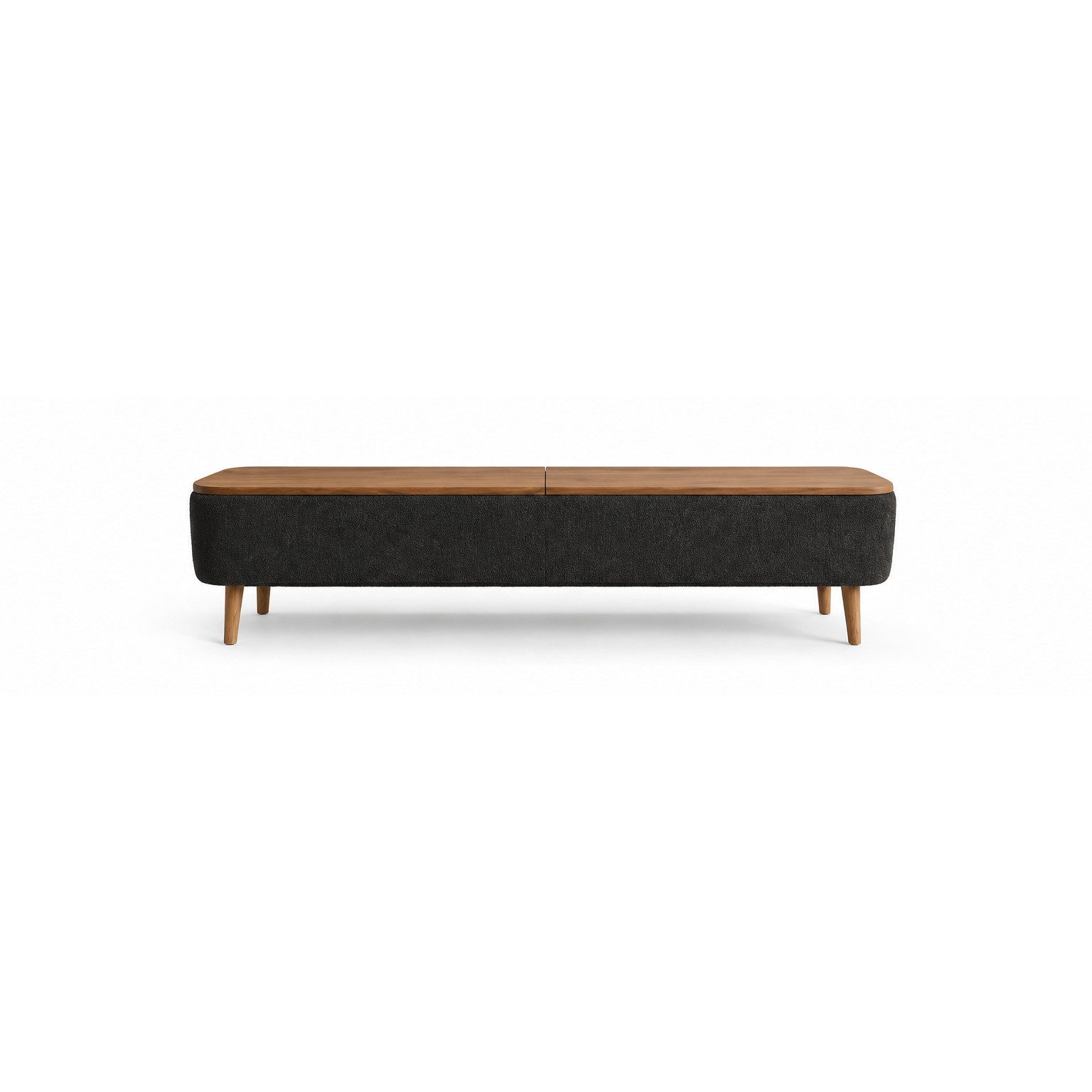 Skye Decor Lowboard Snug Japandi (1 St), Teddy-Optik mit Stauraum