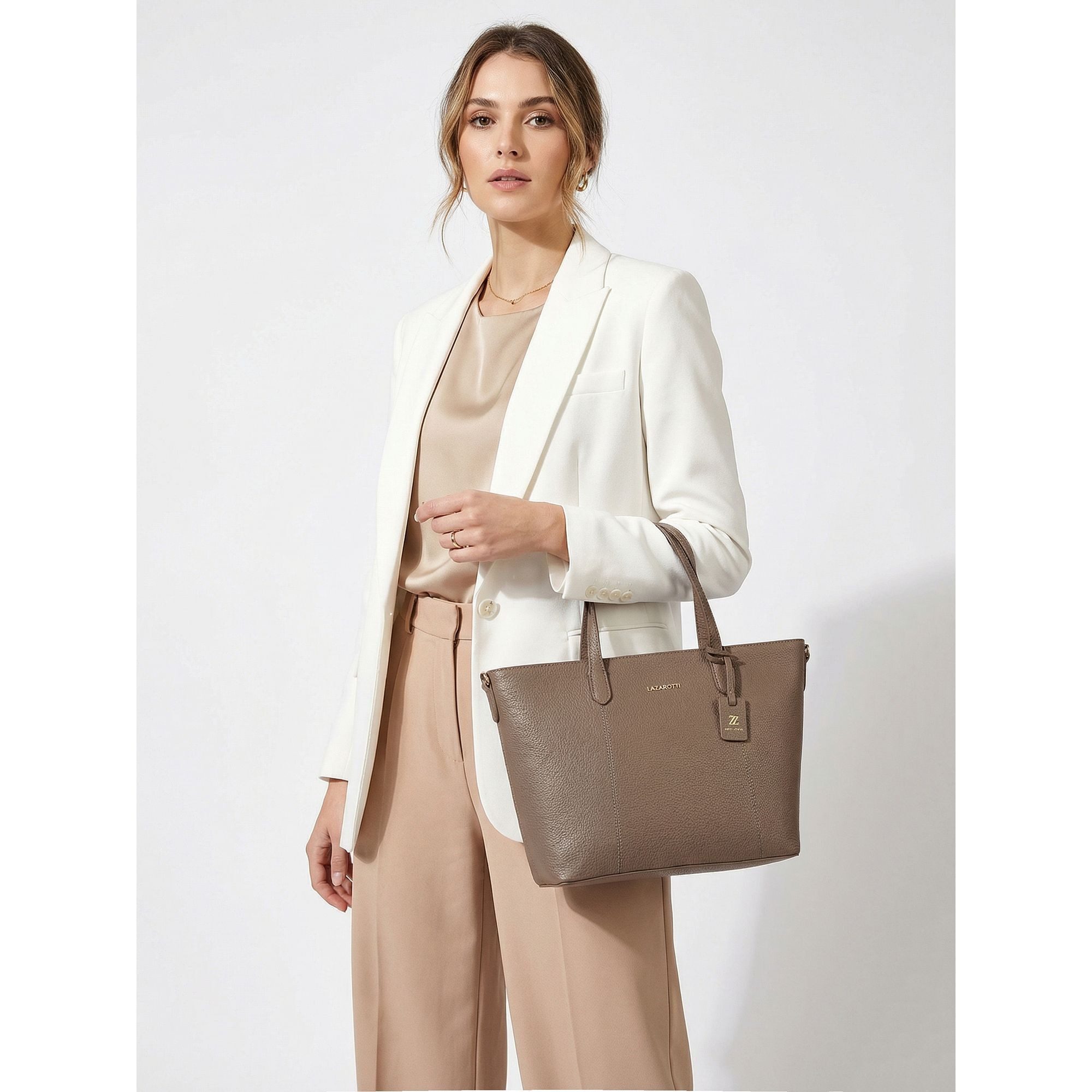 Lazarotti Shopper Bologna Leather, Leder