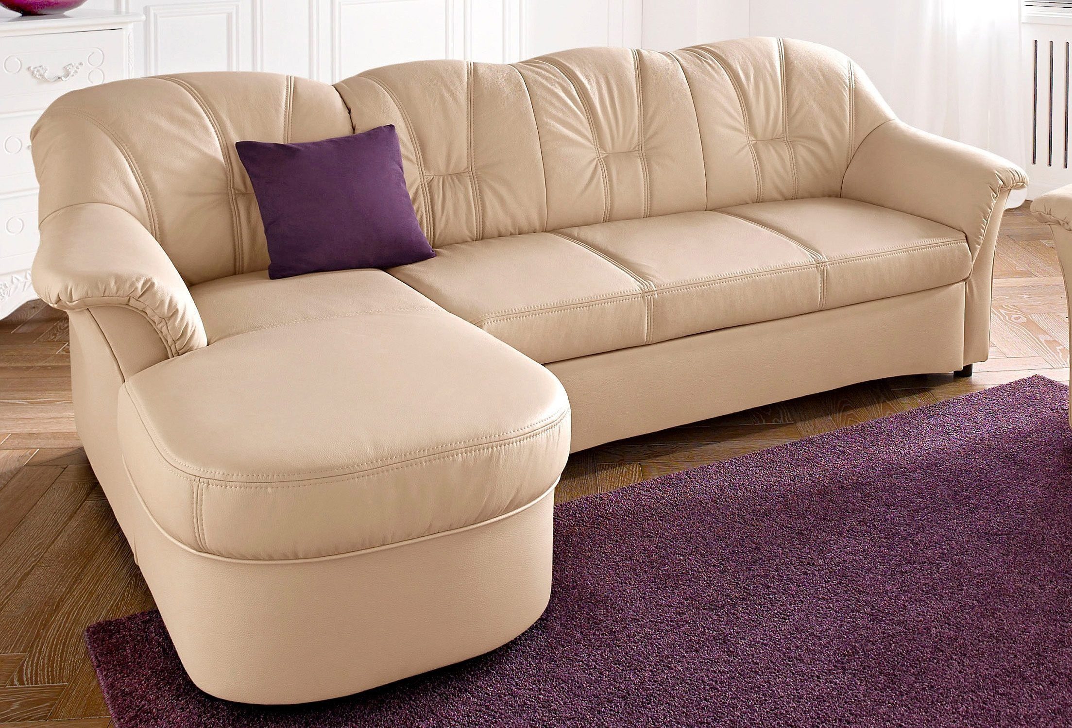 DOMO collection Ecksofa Flores Schlafsofa, B/T/H: günstig online kaufen