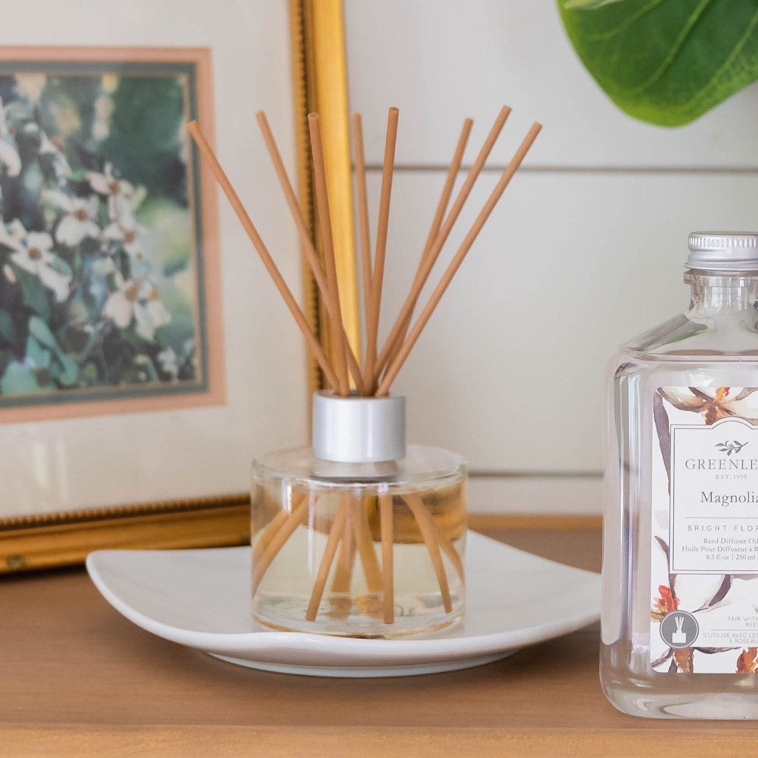 Greenleaf Raumduft Magnolia118 ml (1-St), Greenleaf – Aromatischer Reed Diffuser