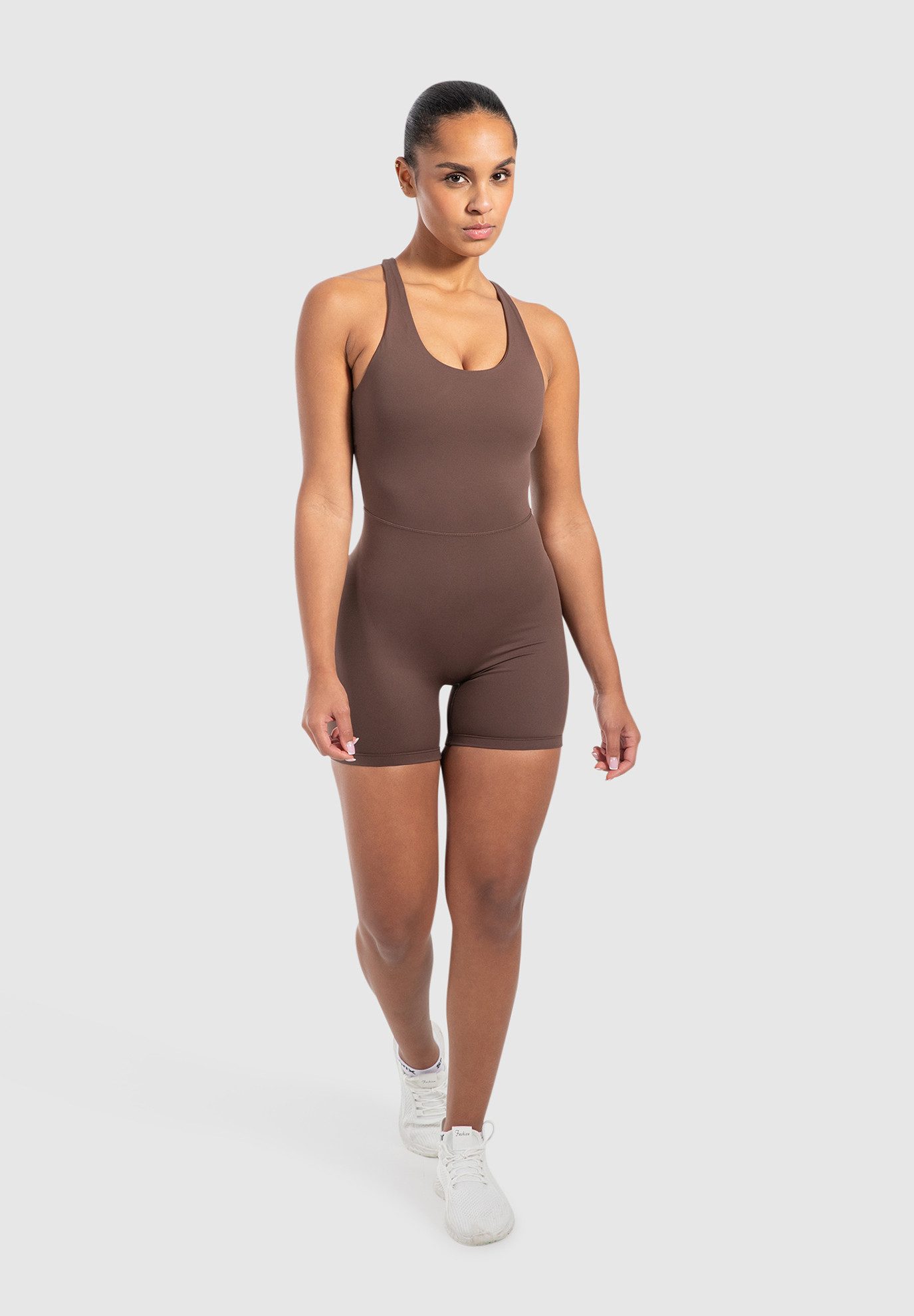 Smilodox Jumpsuit Aleyna, ärmelloser Einteiler kurz, Overall mit Shaped Fit günstig online kaufen