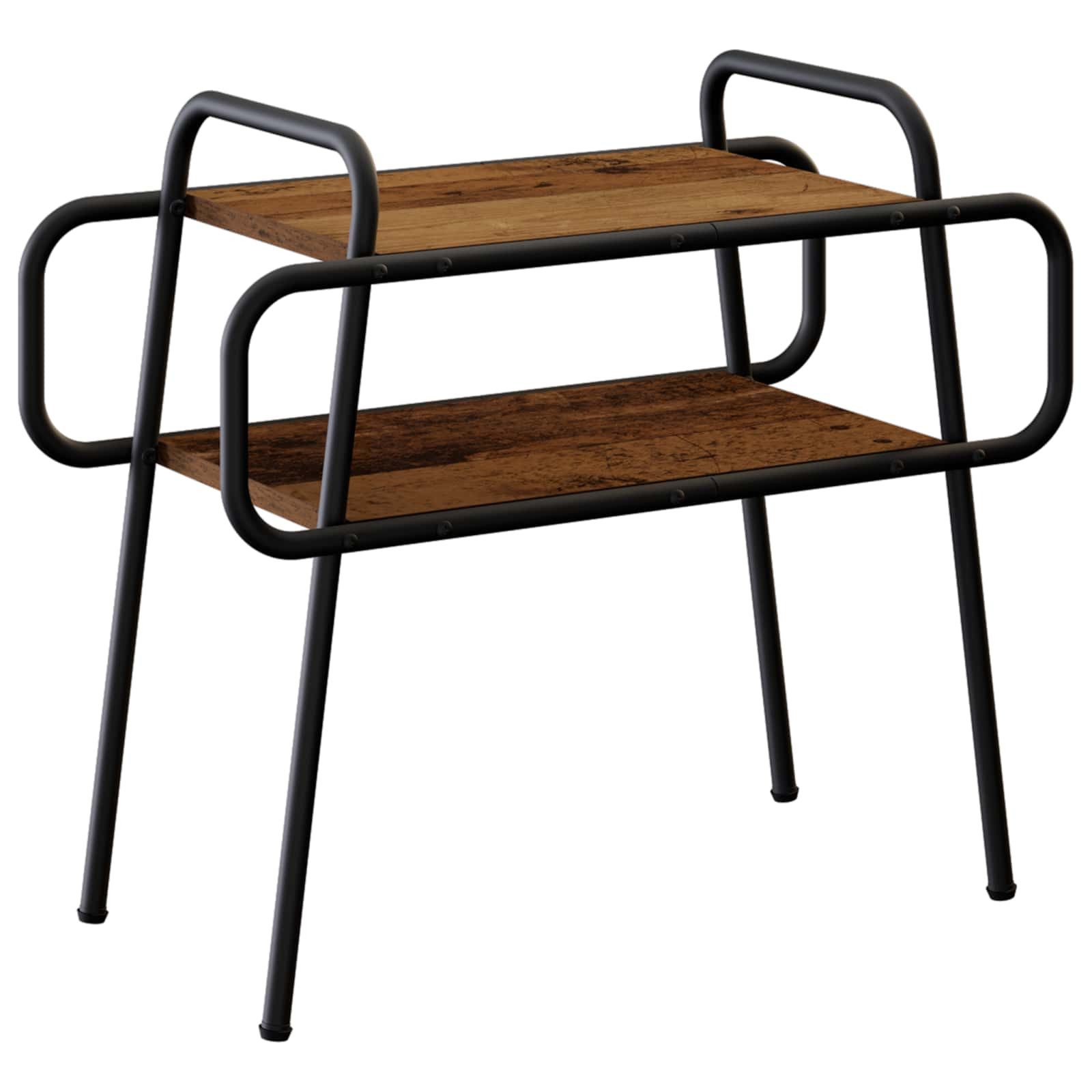 vidaXL Couchtisch Couchtisch Altholz 60 x 30 x 51 cm Holzwerkstoff (1-St)