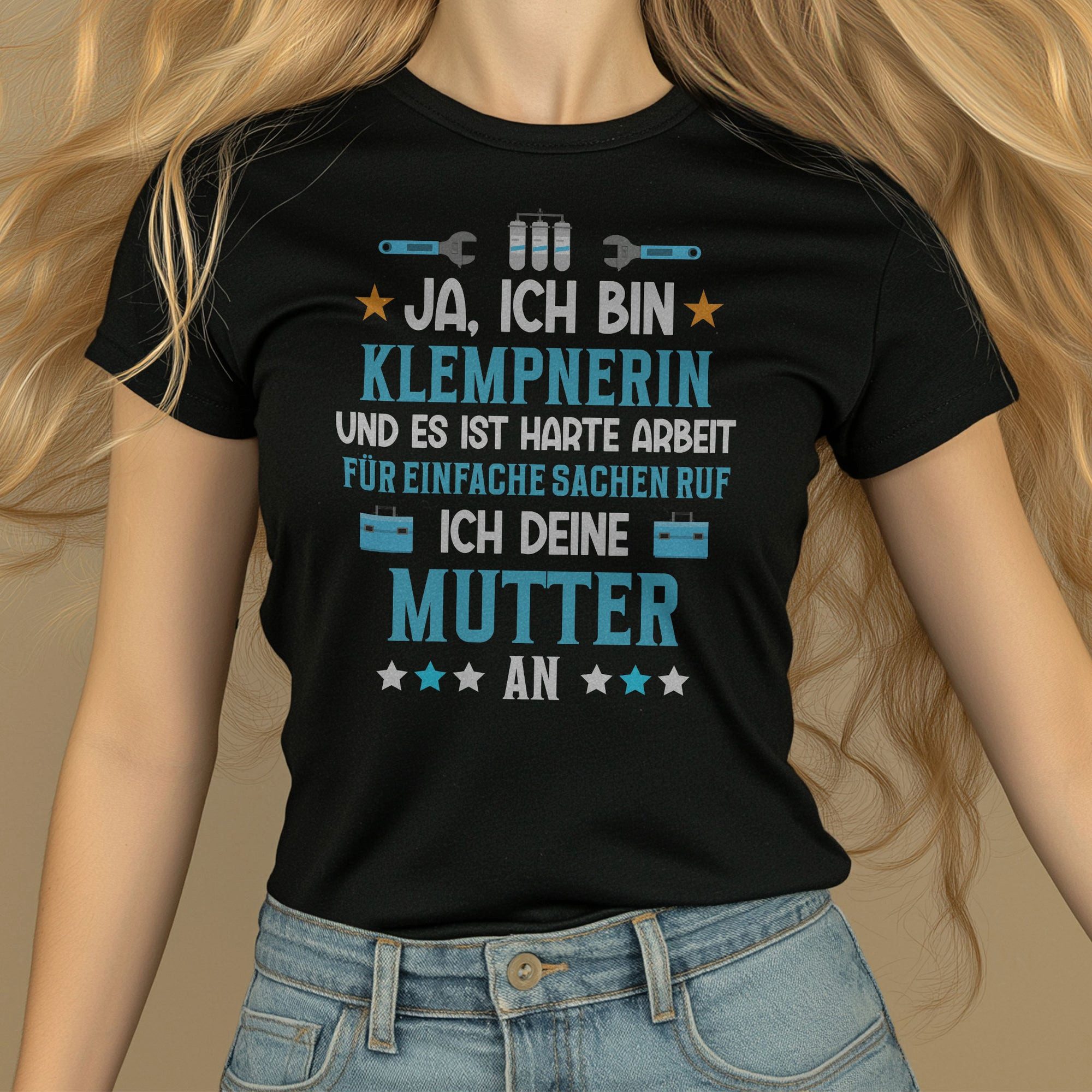 22Feels T-Shirt Klempnerin Geschenk Frauen Spruch Beruf Ausbildung Abschluss IN DEUTSCHLAND BEDRUCKT