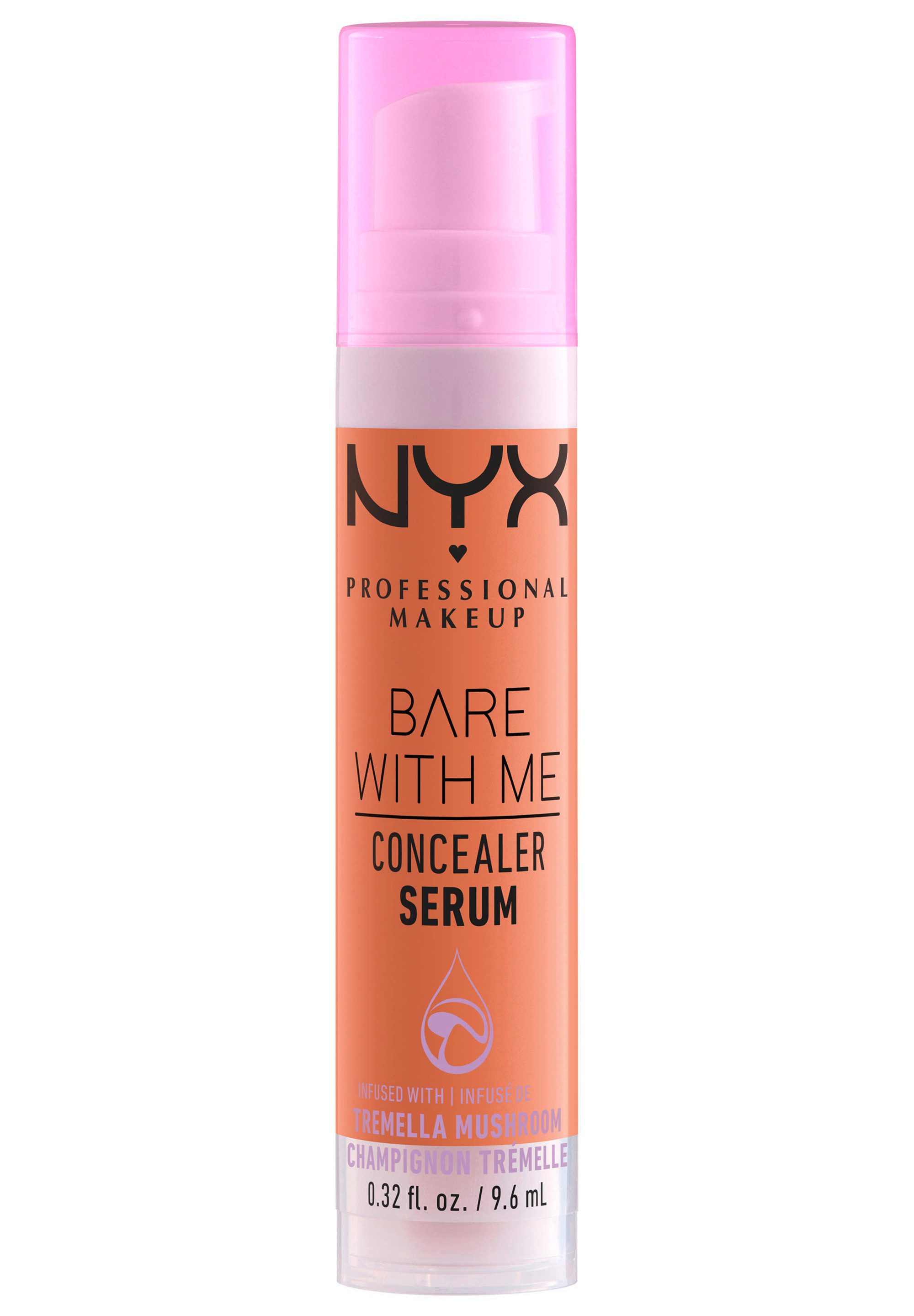 NYX PROFESSIONAL MAKEUP Concealer BARE WITH ME CONALER SERUM, mittlere Deckkraft, kaschiert, rote oder entzündete Hautstellen