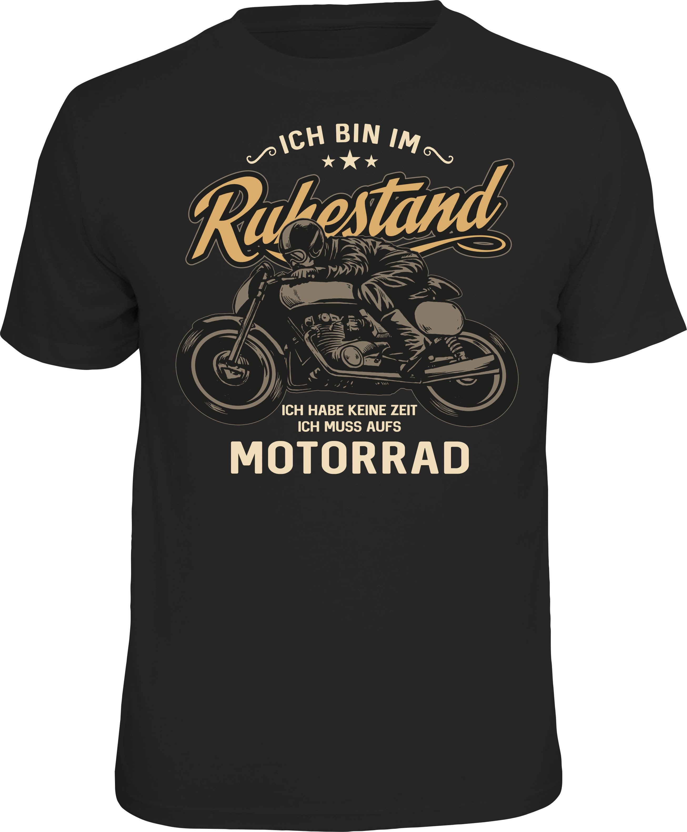 T-Shirt für Motorradfahrer: Ich bin im Ruhestand