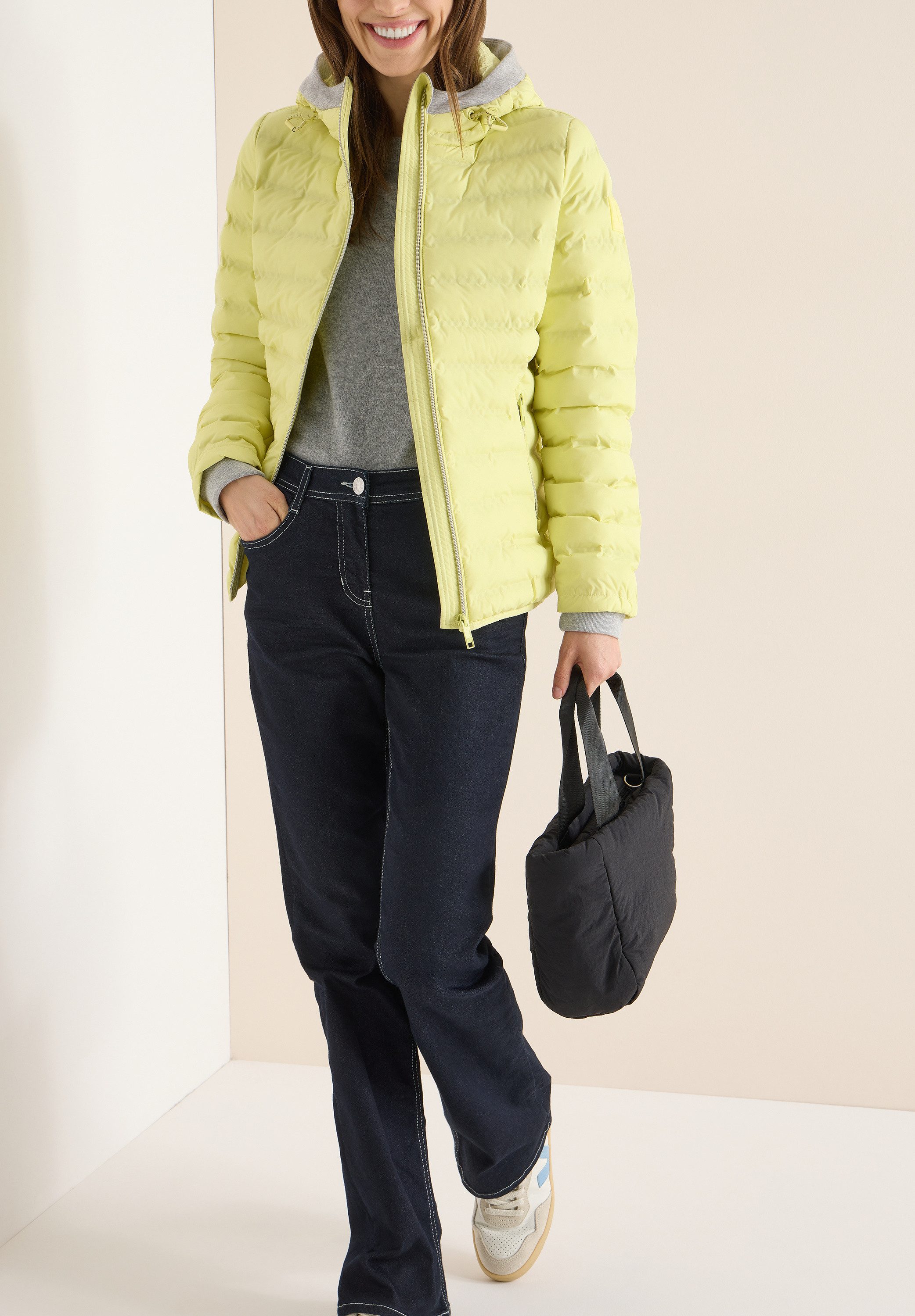 CECIL Steppjacke in Welded-Optik