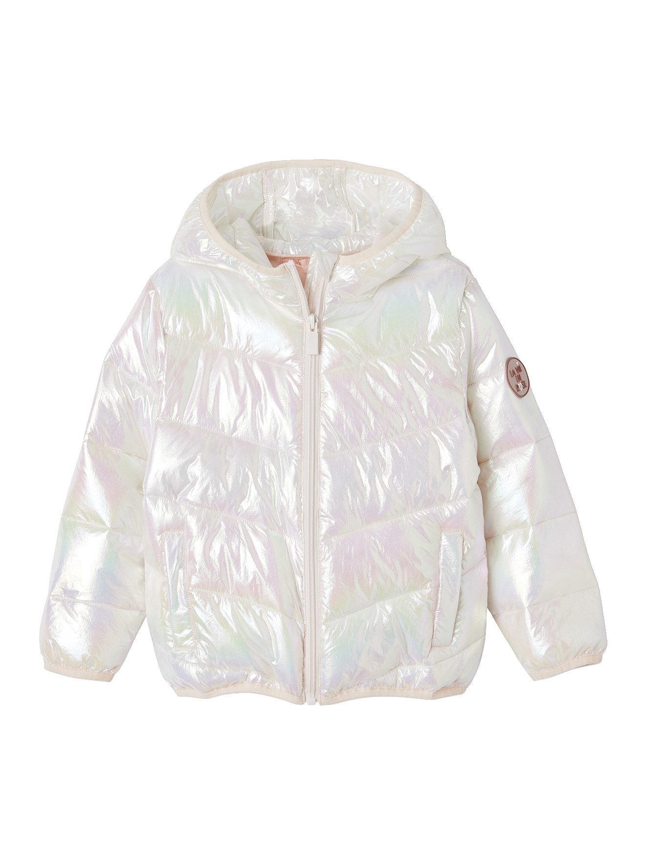 vertbaudet Steppjacke Mädchen Light-Steppjacke mit Glanzeffekt