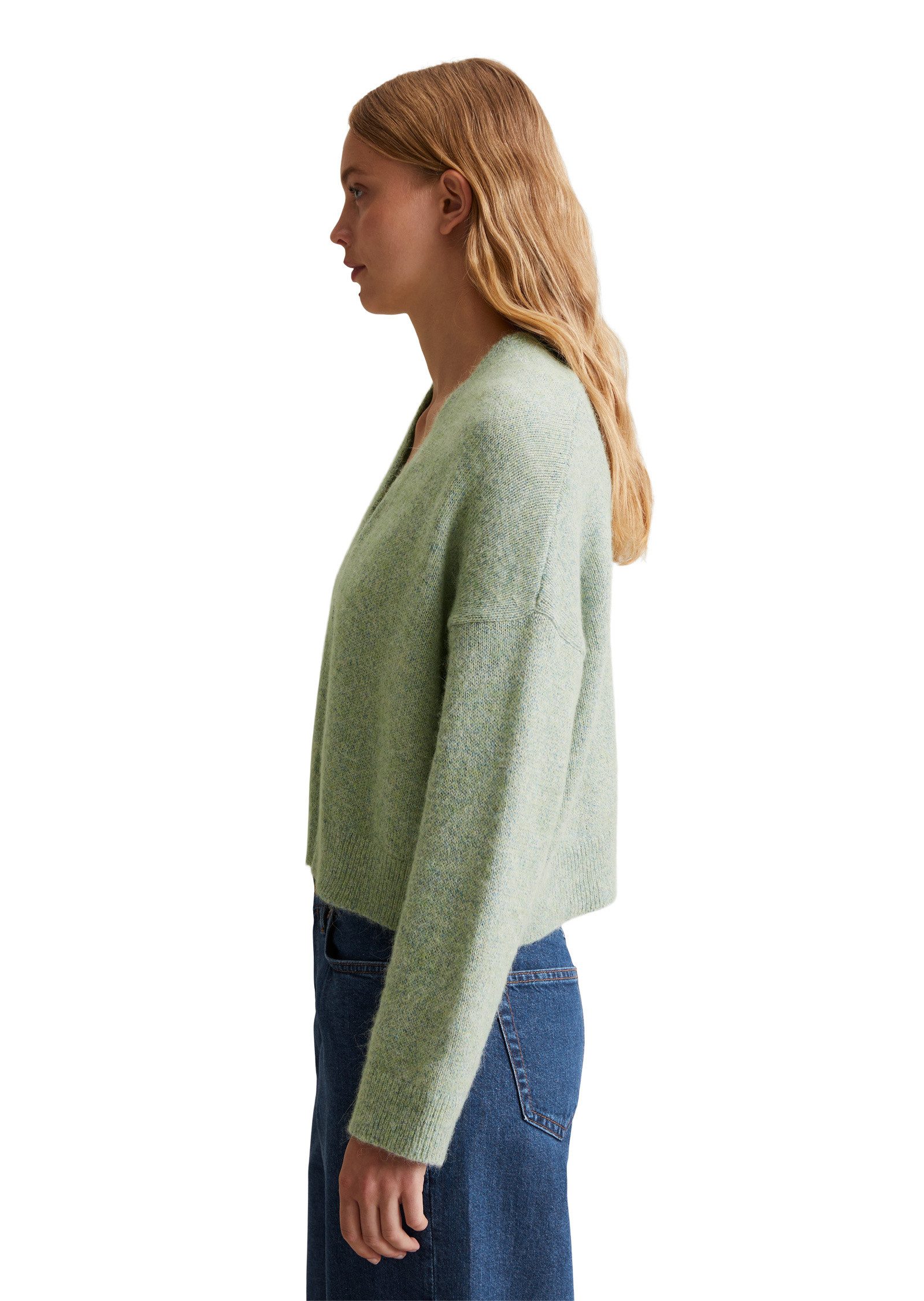 Marc O'Polo DENIM Cardigan aus Baumwoll-Multicolor-Garn günstig online kaufen