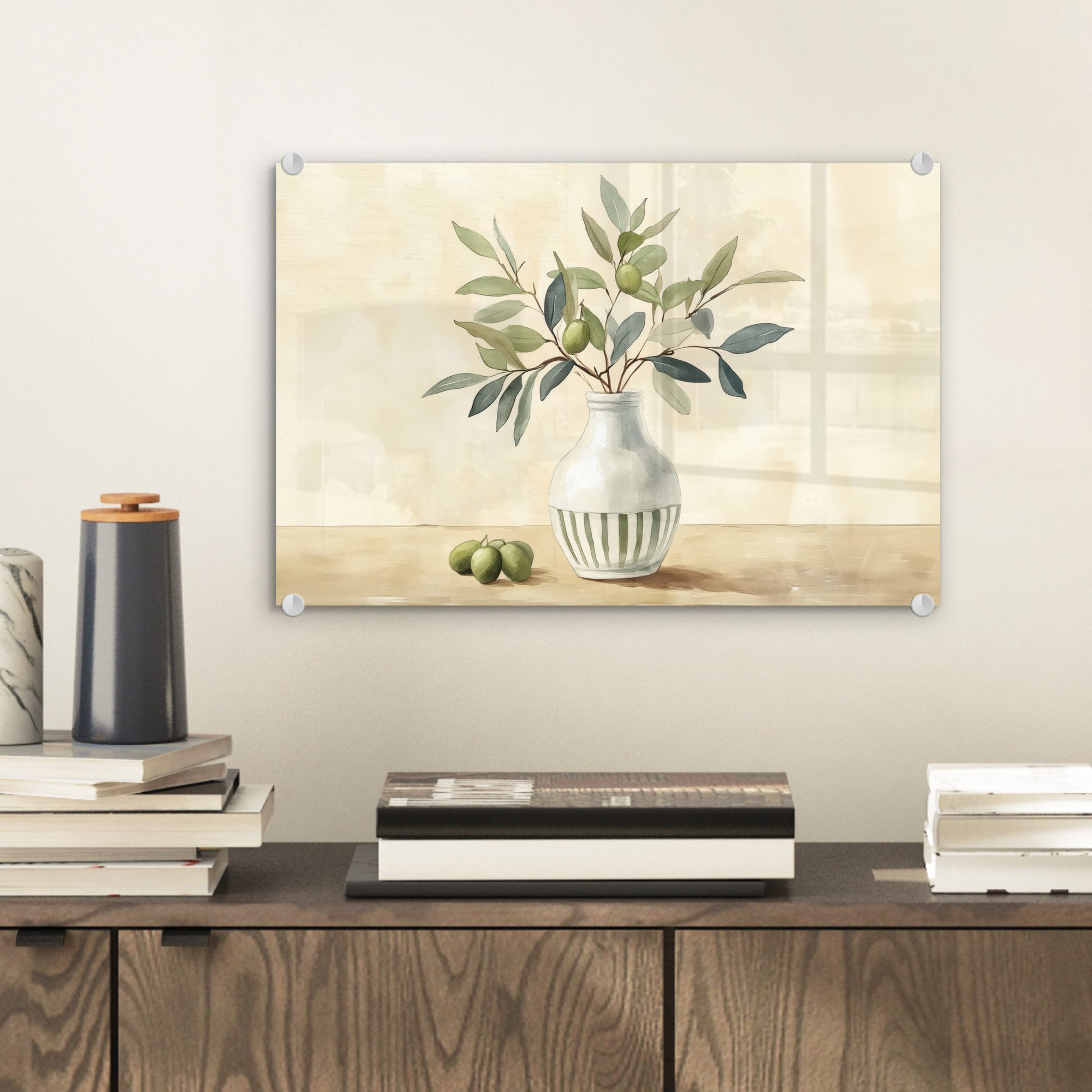 MuchoWow Acrylglasbild Vase - Keramik - günstig online kaufen