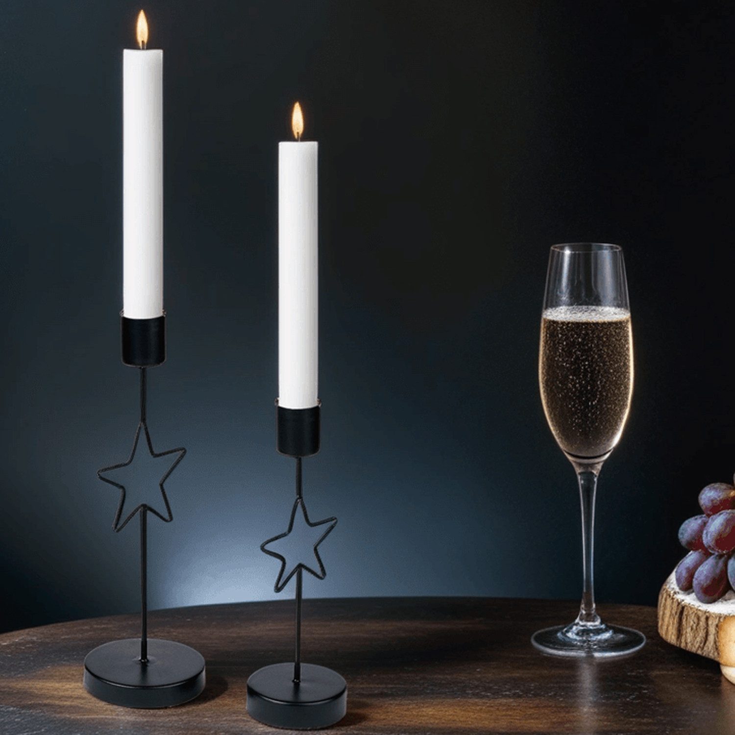 Marrakesch Orient & Mediterran Interior Tischkerzenhalter 2er Set Retro Wei günstig online kaufen