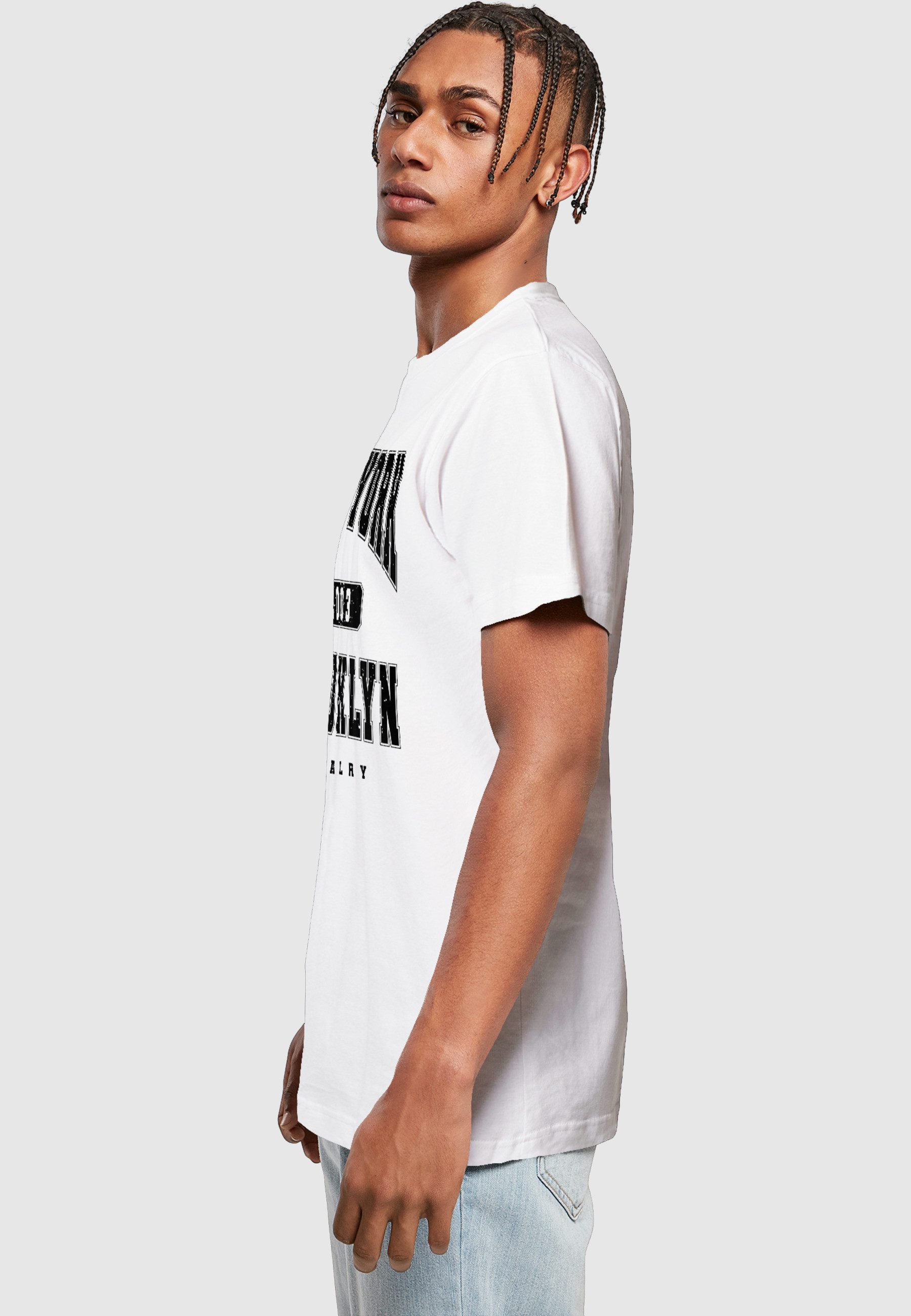 MisterTee T-Shirt MisterTee Herren Brooklyn College Style Tee (1-tlg)