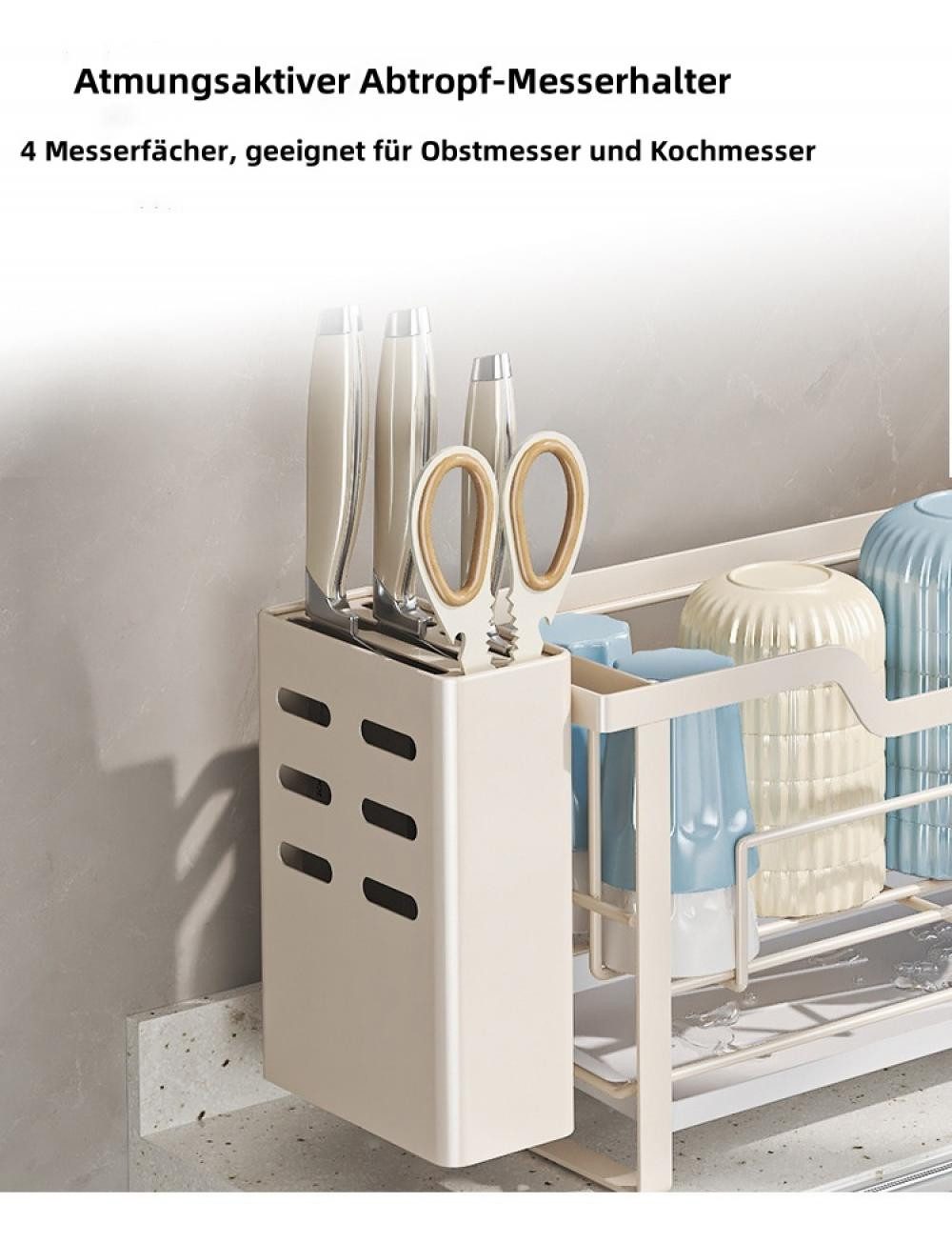 BBWL Küchenregal Küchen-Abtropfgestell schmal für platzsparende Organisatio günstig online kaufen