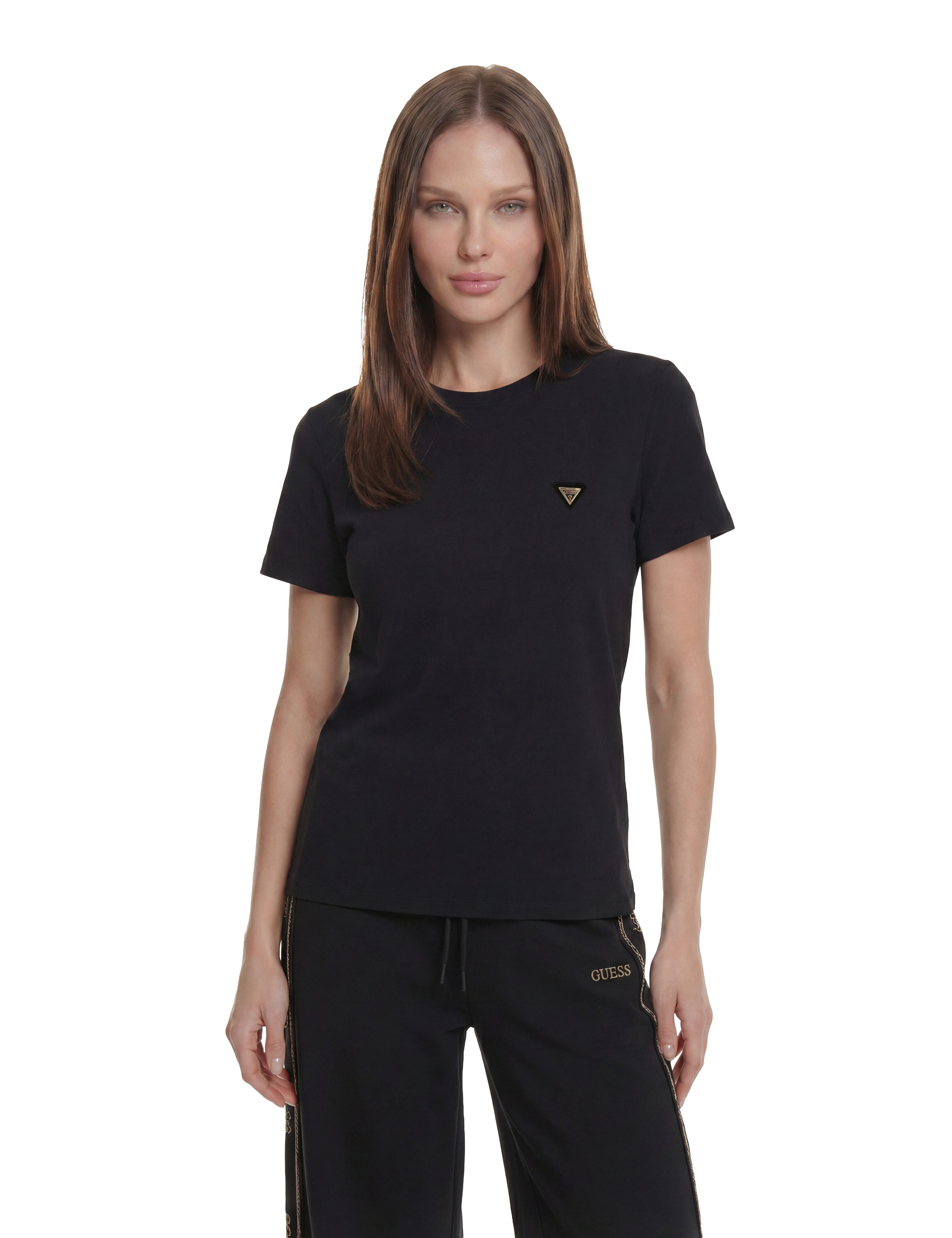 Guess T-Shirt COLETTE T-SHIRT mit Rundhals, Regular Fit
