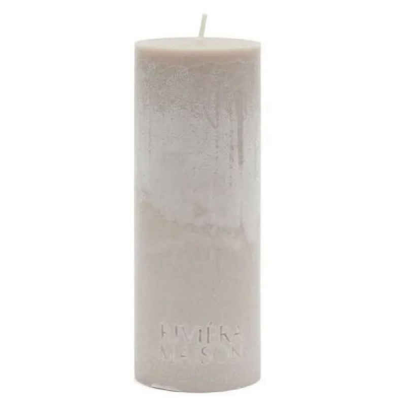 Rivièra Maison Tafelkerze Kerze Pillar Candle Eco Flax (7x18cm)