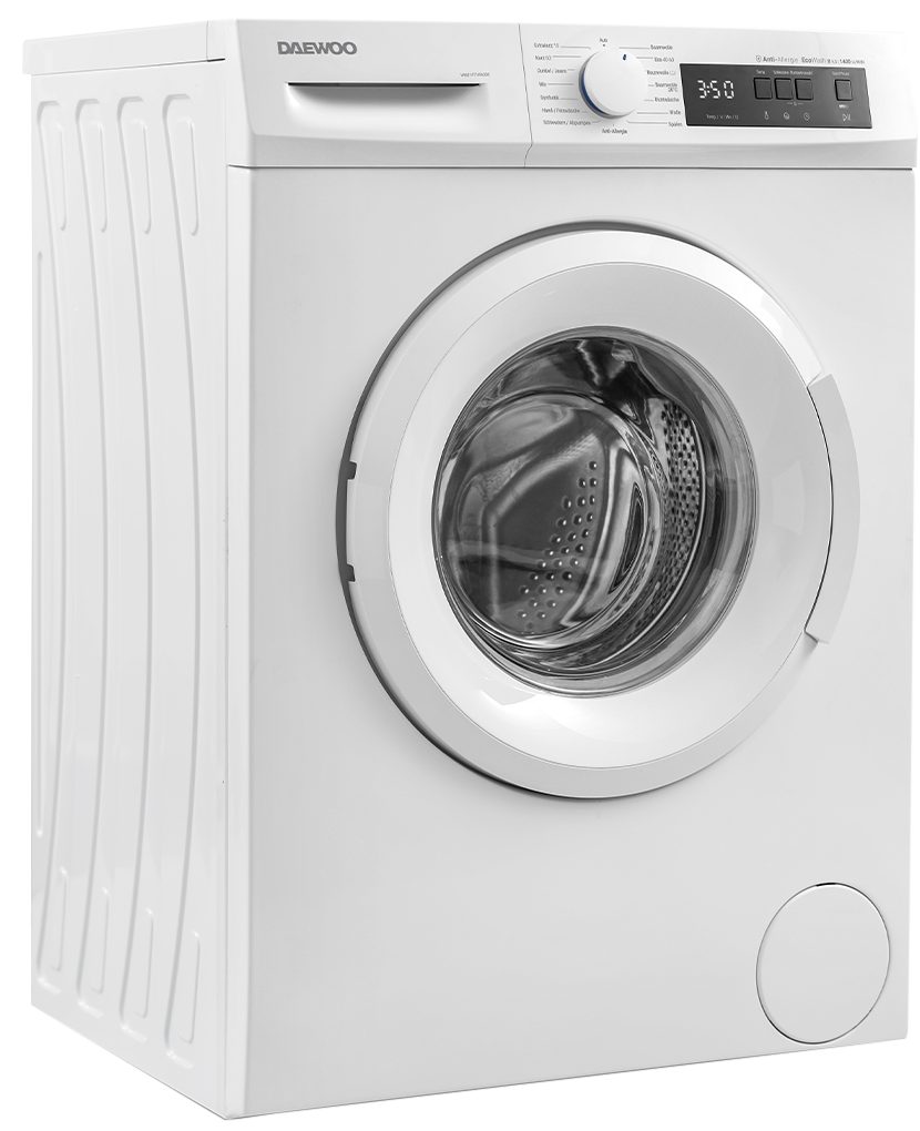 Daewoo Waschmaschine WM814T1WA0DE, Variables 1400 8,00 kg, Schleudern U/min