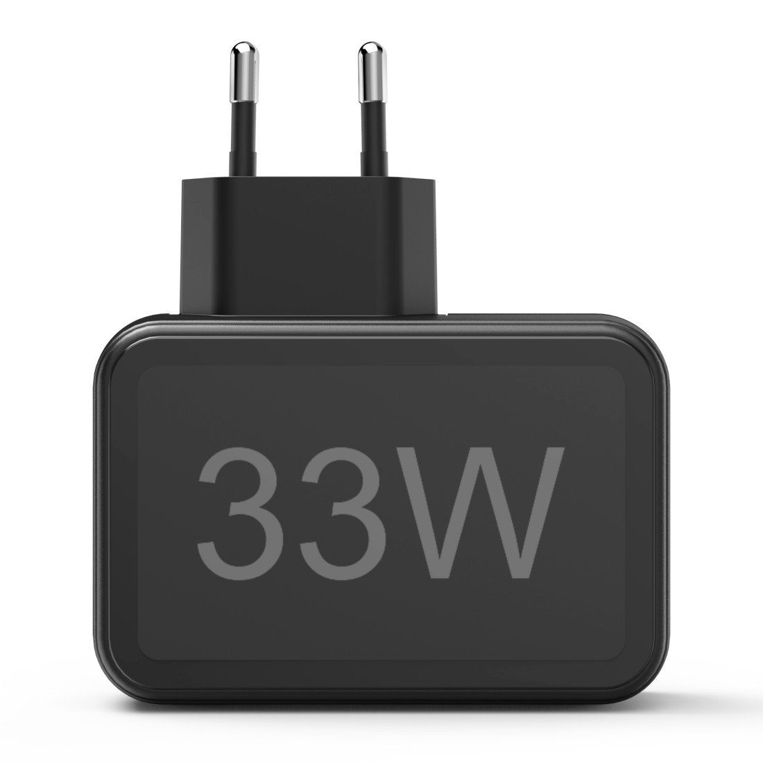 Hama 4-fach USB-Ladestation 33 Watt, 4in1 USB-Ladegerät, Quick Charge 3.0 USB-Ladegerät