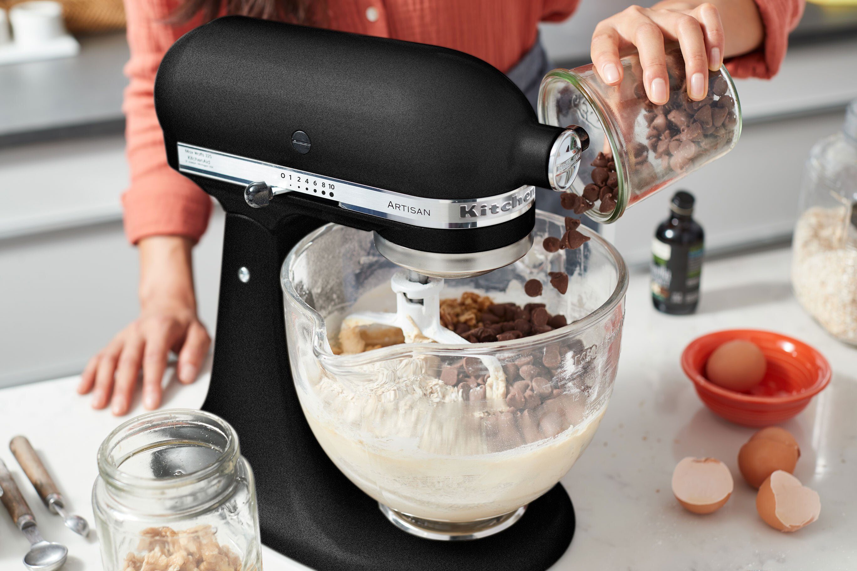 KitchenAid Küchenmaschine KitchenAid 4,8 L 5KSM175 Artisan Glasset mit Glasschüssel