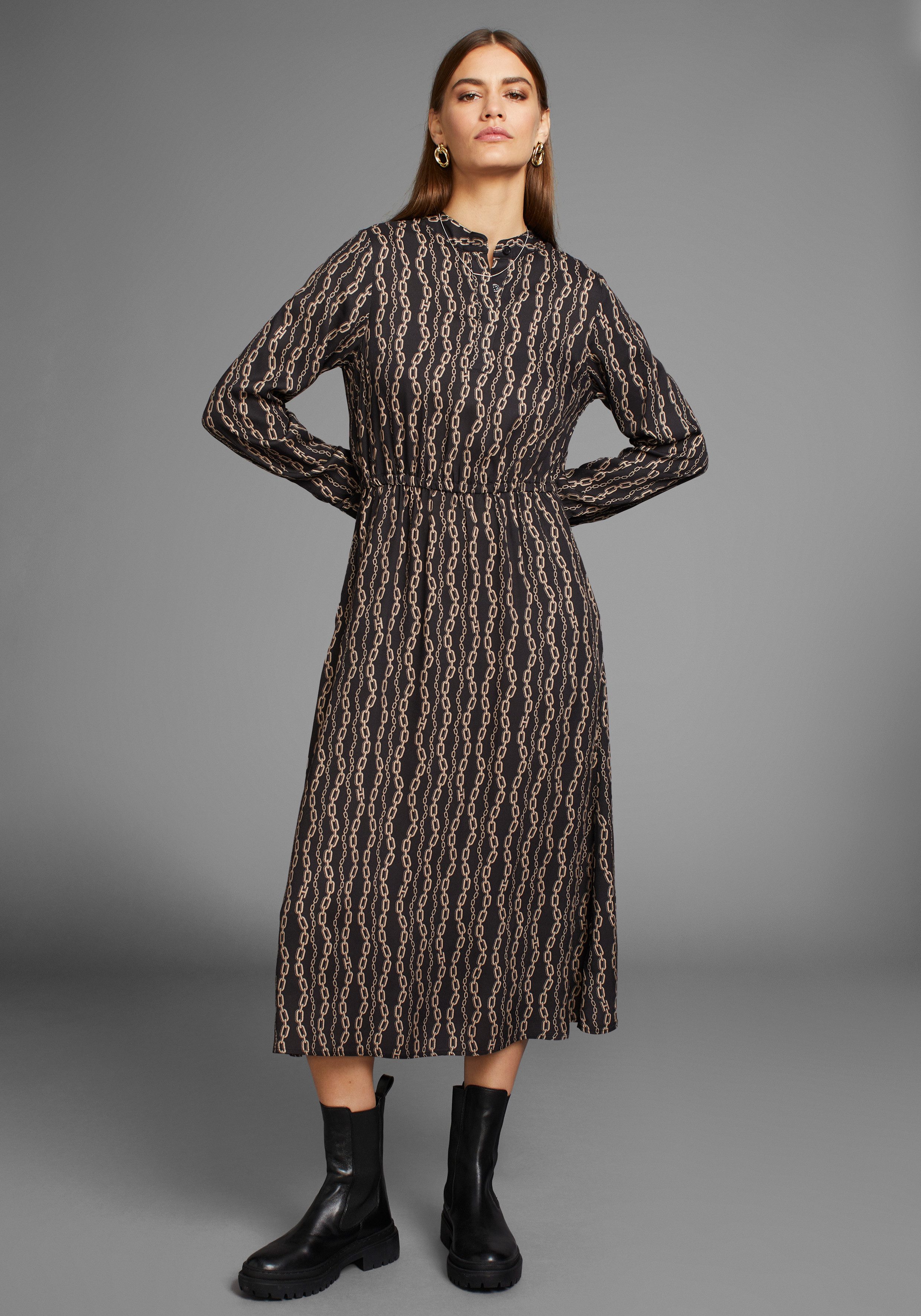 HECHTER PARIS Midikleid mit modischem Allover-Print günstig online kaufen