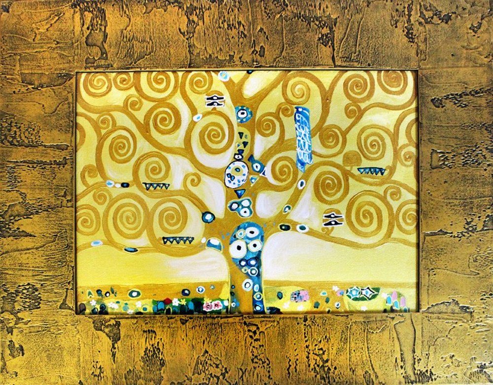Gustav Bild handgearbeitet jedes Gemälde ein Unikat, »G16958«, Klimt JVmoebel