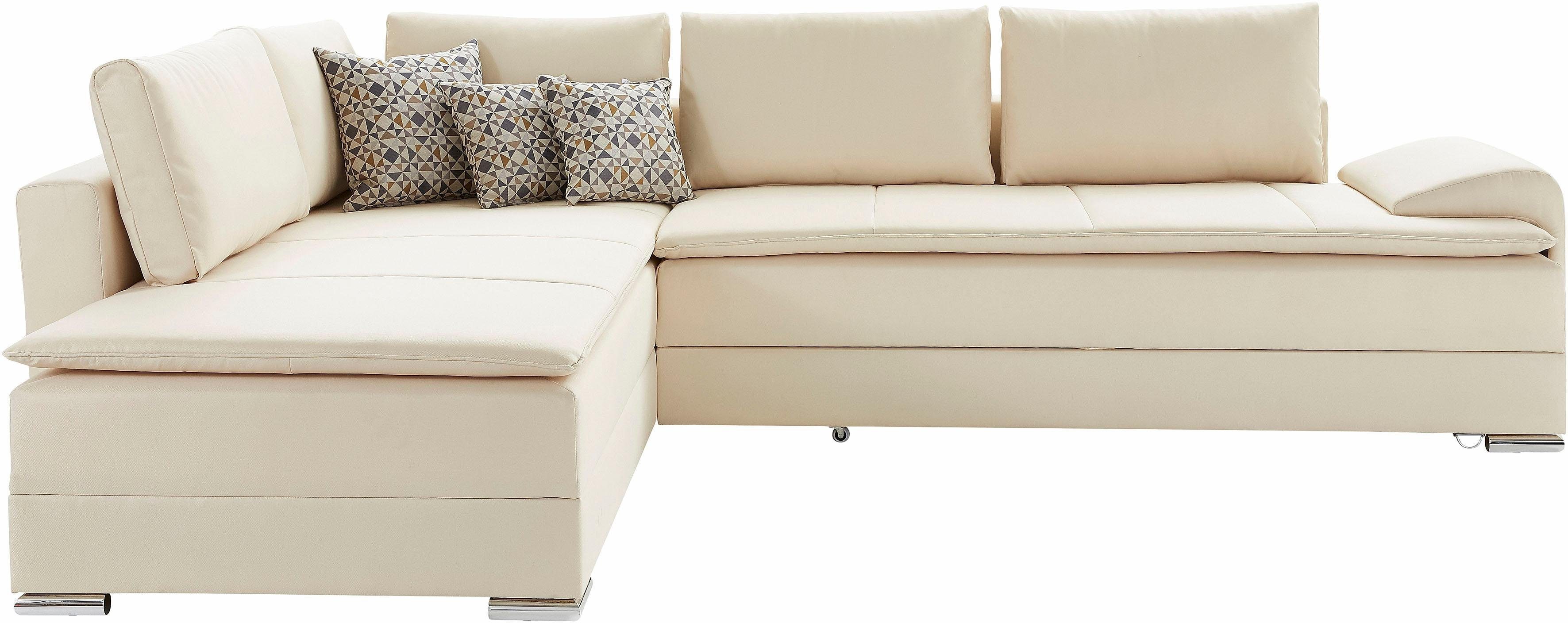 INOSIGN Ecksofa "Night & Day L-Form, B: 324 cm", mit Bettfunktion, Bettkast günstig online kaufen