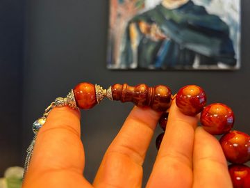 TesbihBid Kettenanhänger Gebetskette Tesbih Misbaha Amber Prayerbeads Bakalite faturan 33 (33-tlg)