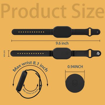 Wigento Smartwatch-Armband Für Samsung Galaxy SmartTag 2 Wasserdichte Silikon Armband Schutzhülle