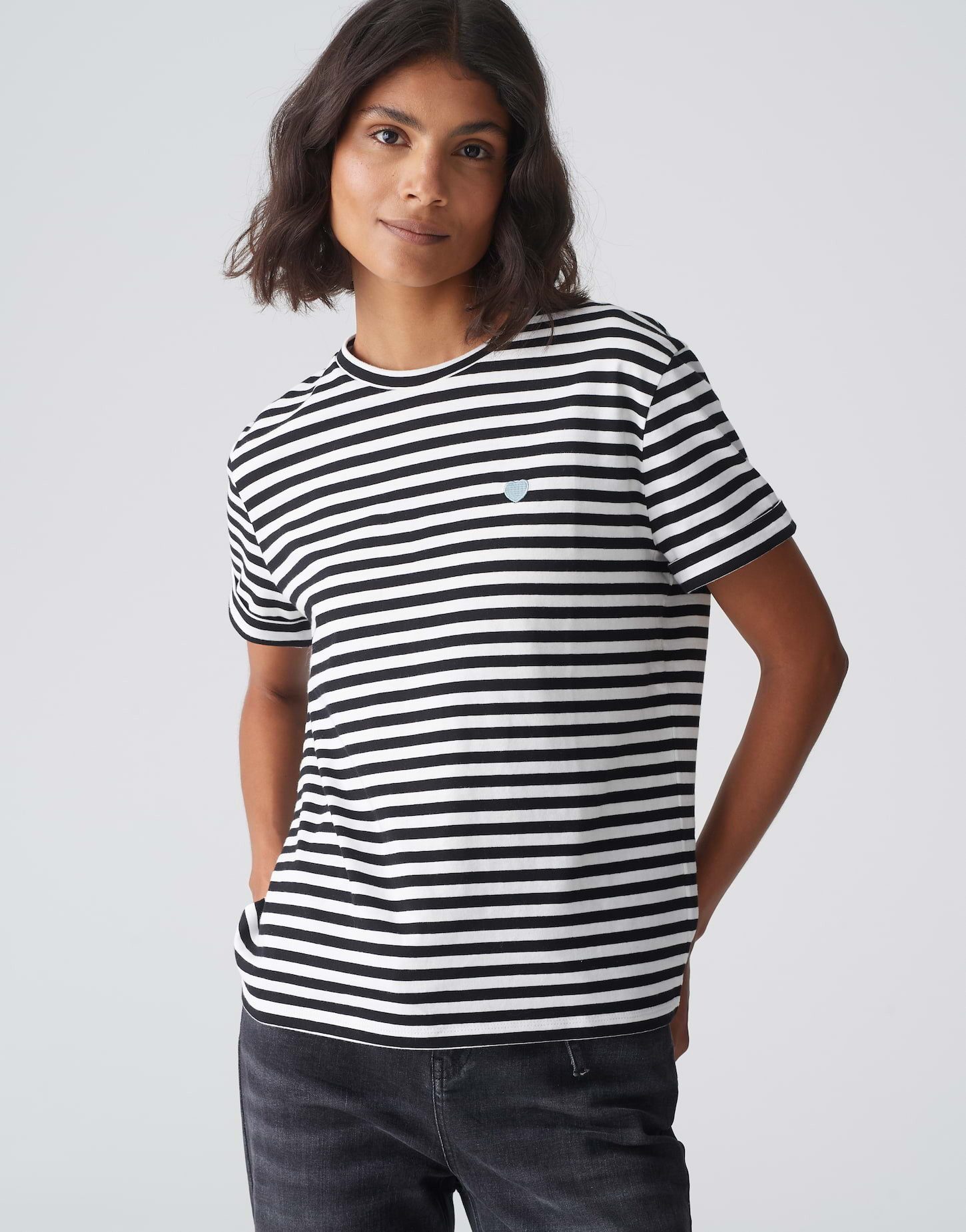 OPUS Kurzarmshirt T-Shirt SERZ STRIPE Regular günstig online kaufen