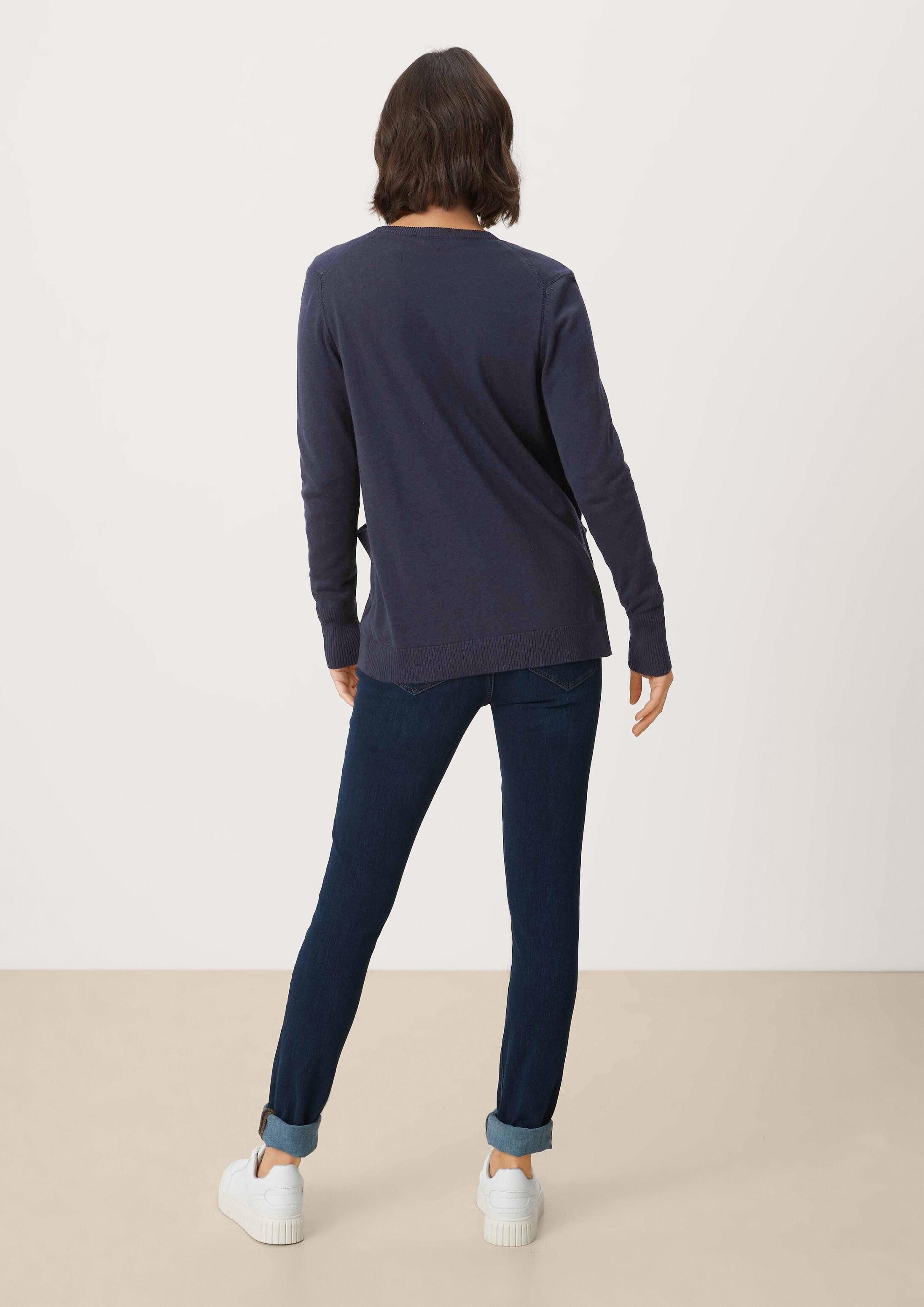 s.Oliver Cardigan Strickjacke Strickjacke aus Viskosemix