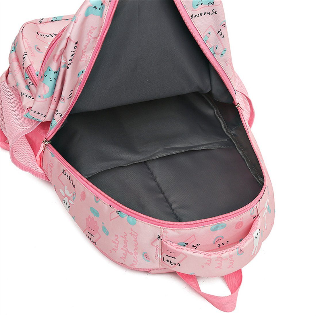DÖRÖY Schulranzen Schultaschen für Kinder bis Klasse, Schulrucksäcke,Geschenke Rosa 1. der 6