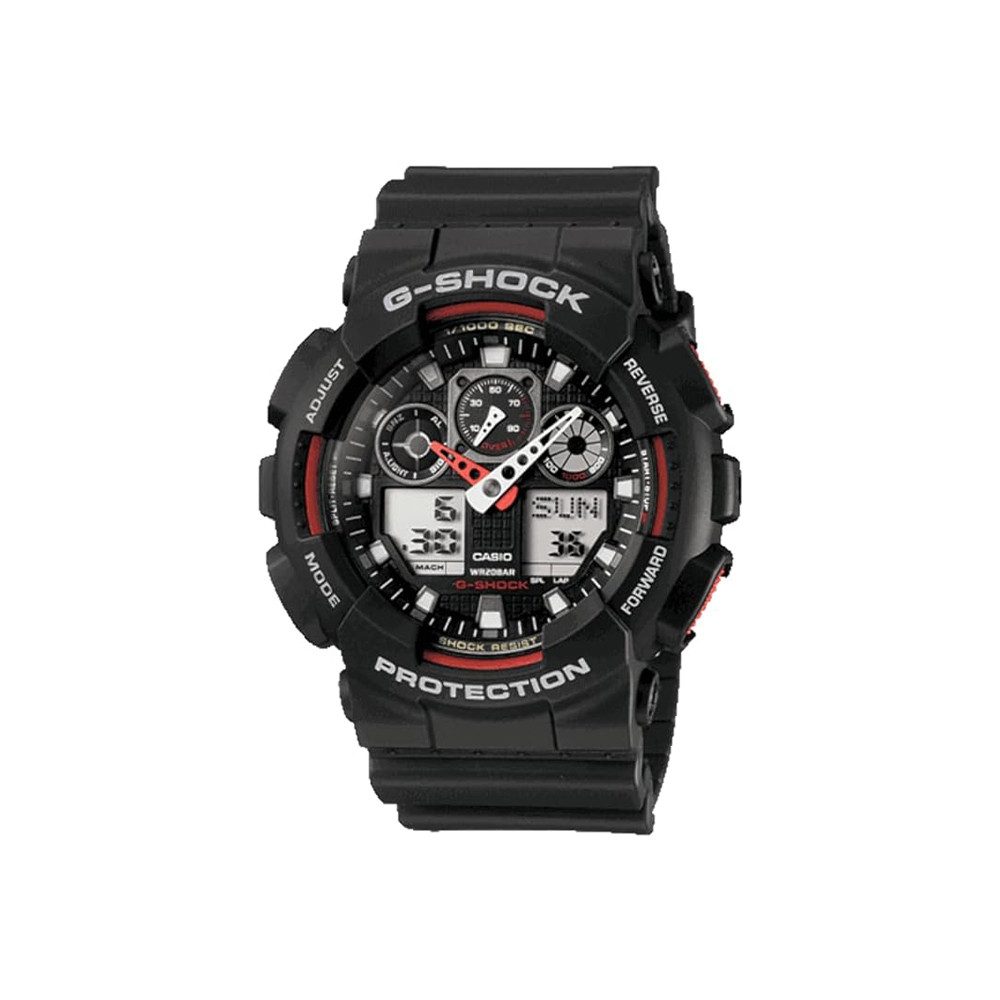 CASIO Digitaluhr Casio G-Shock GA-100-1A4ER GA-100-1A4ER, Casio G-Shock GA-100-1A4ER