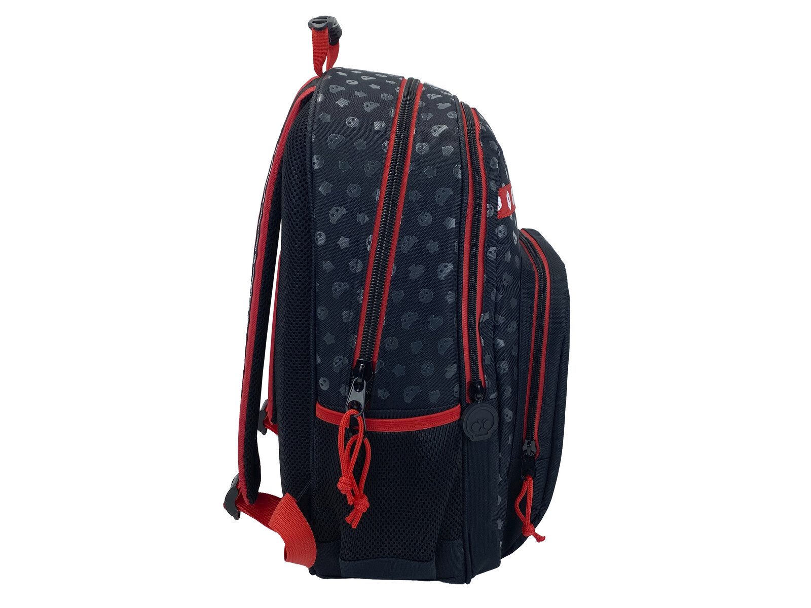 Brawl Stars Schulrucksack 43 × 35 cm mit 3 Fächern und Seitentaschen für Schule und Freizeit (1-tlg)